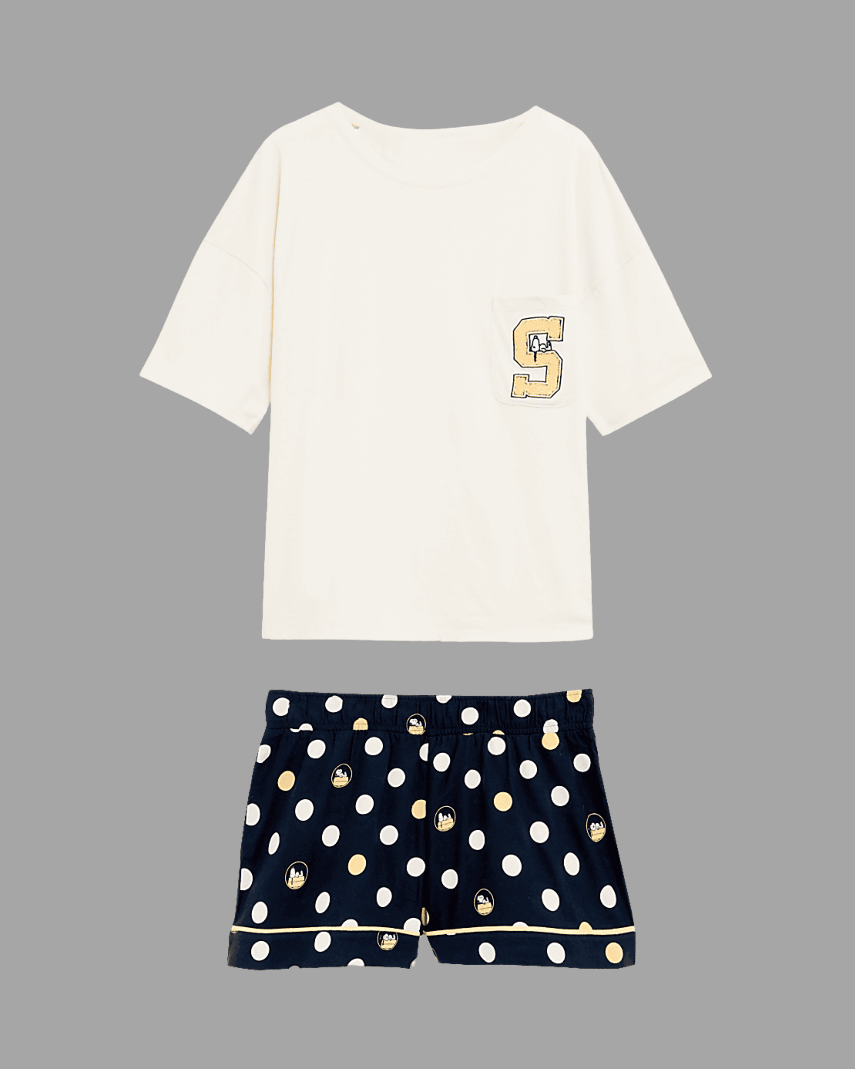 14 Sleepy Beagle Cotton Pyjama Set