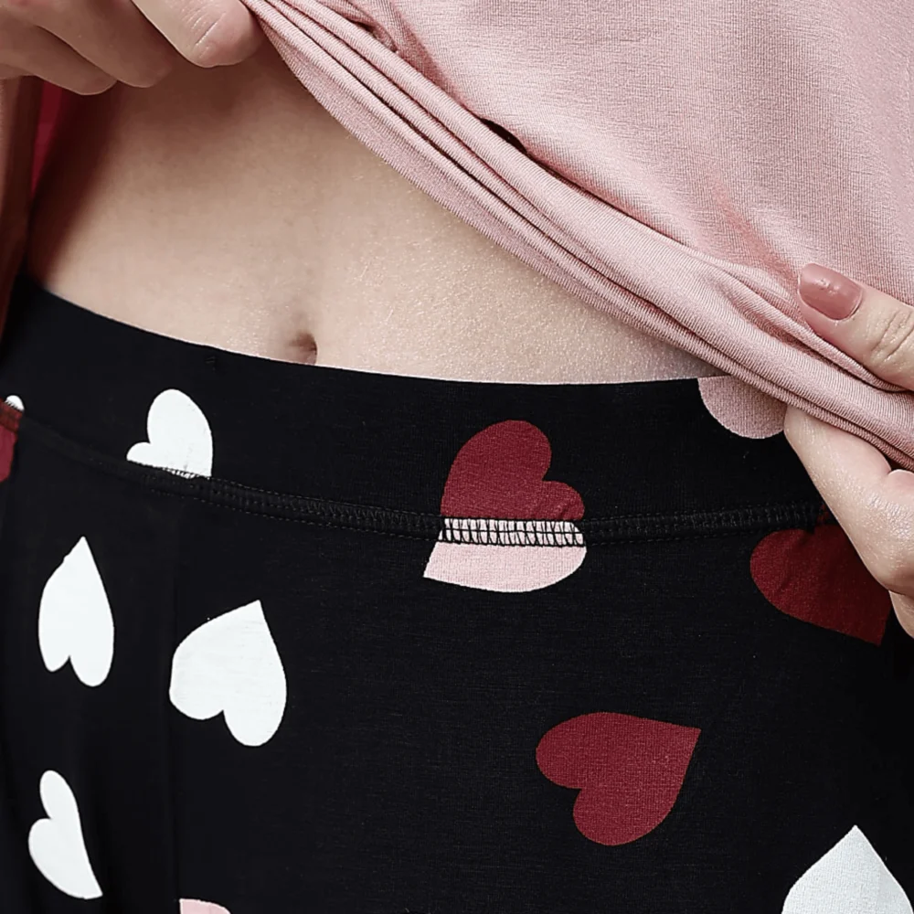 Viscose Blend Sweetheart Pyjama Set