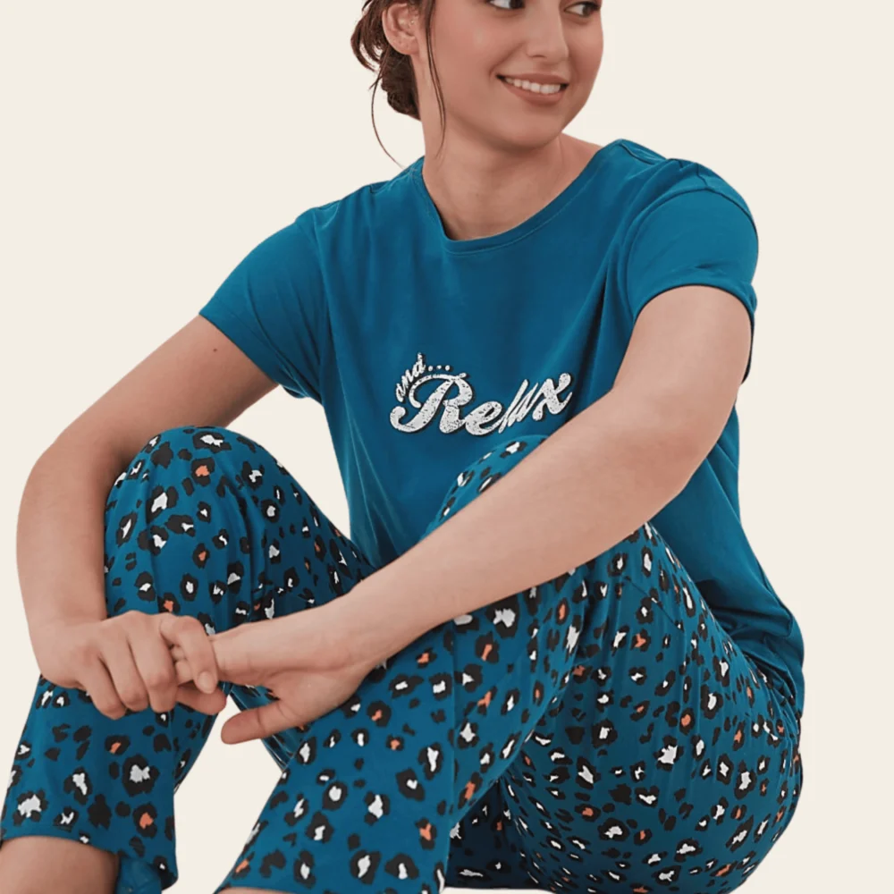 Pure Cotton Relax & Roar Pyjama Set