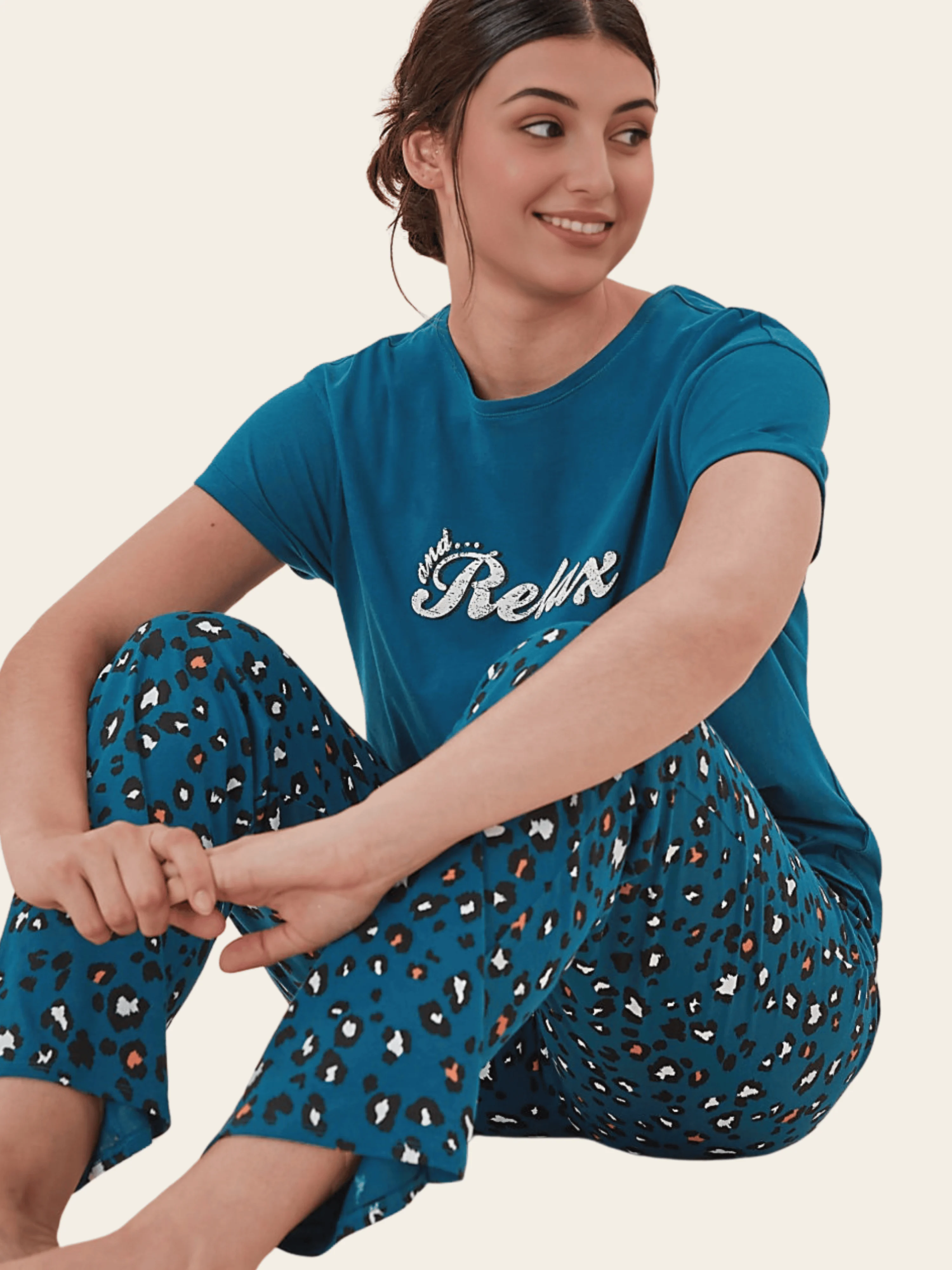 Pure Cotton Relax & Roar Pyjama Set