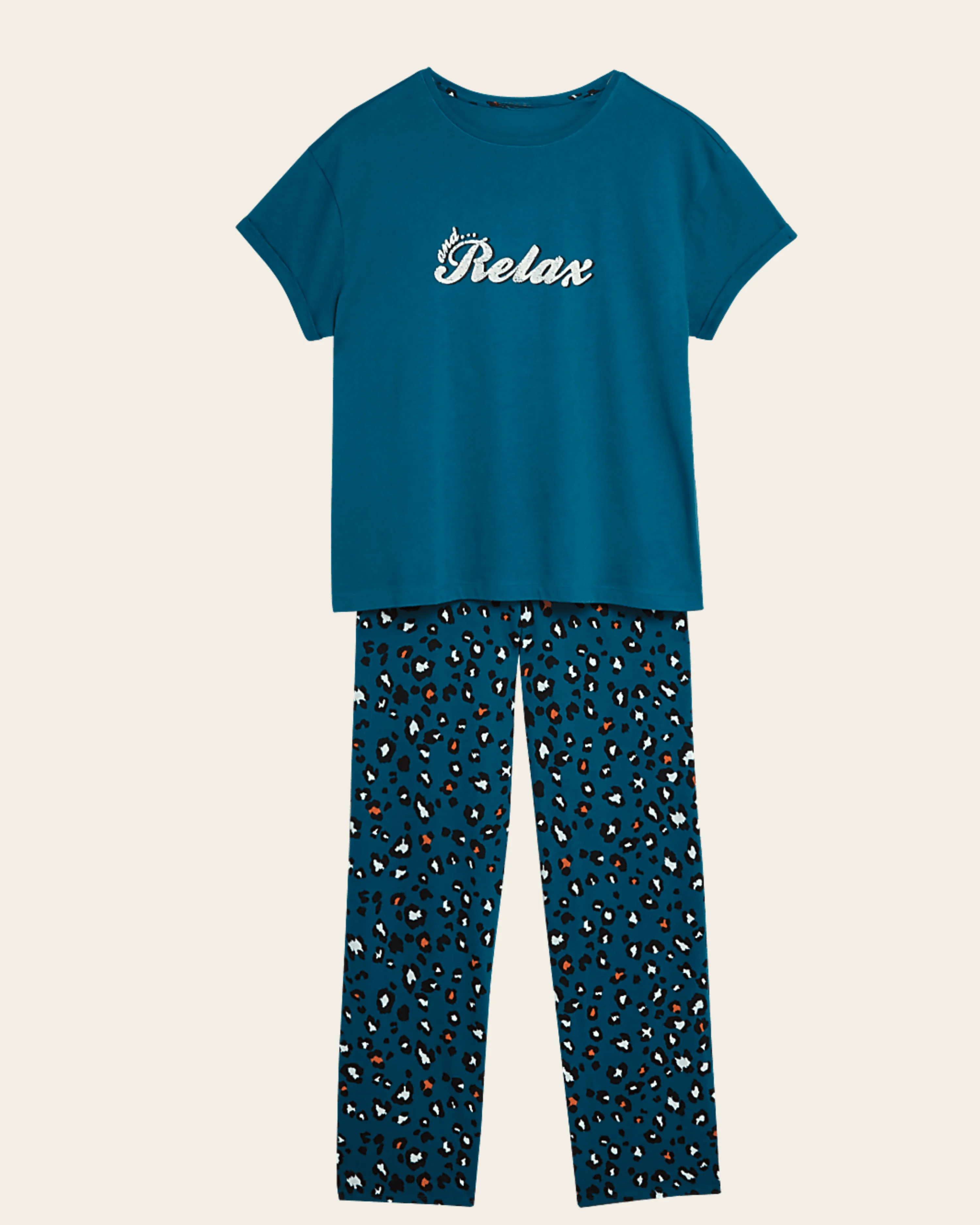 Pure Cotton Relax & Roar Pyjama Set