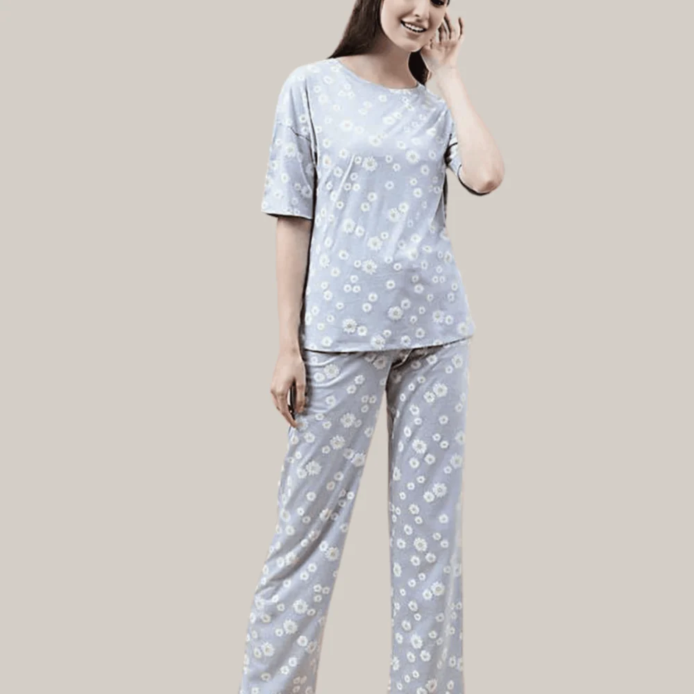 Blush Tones Cotton Pajama Set