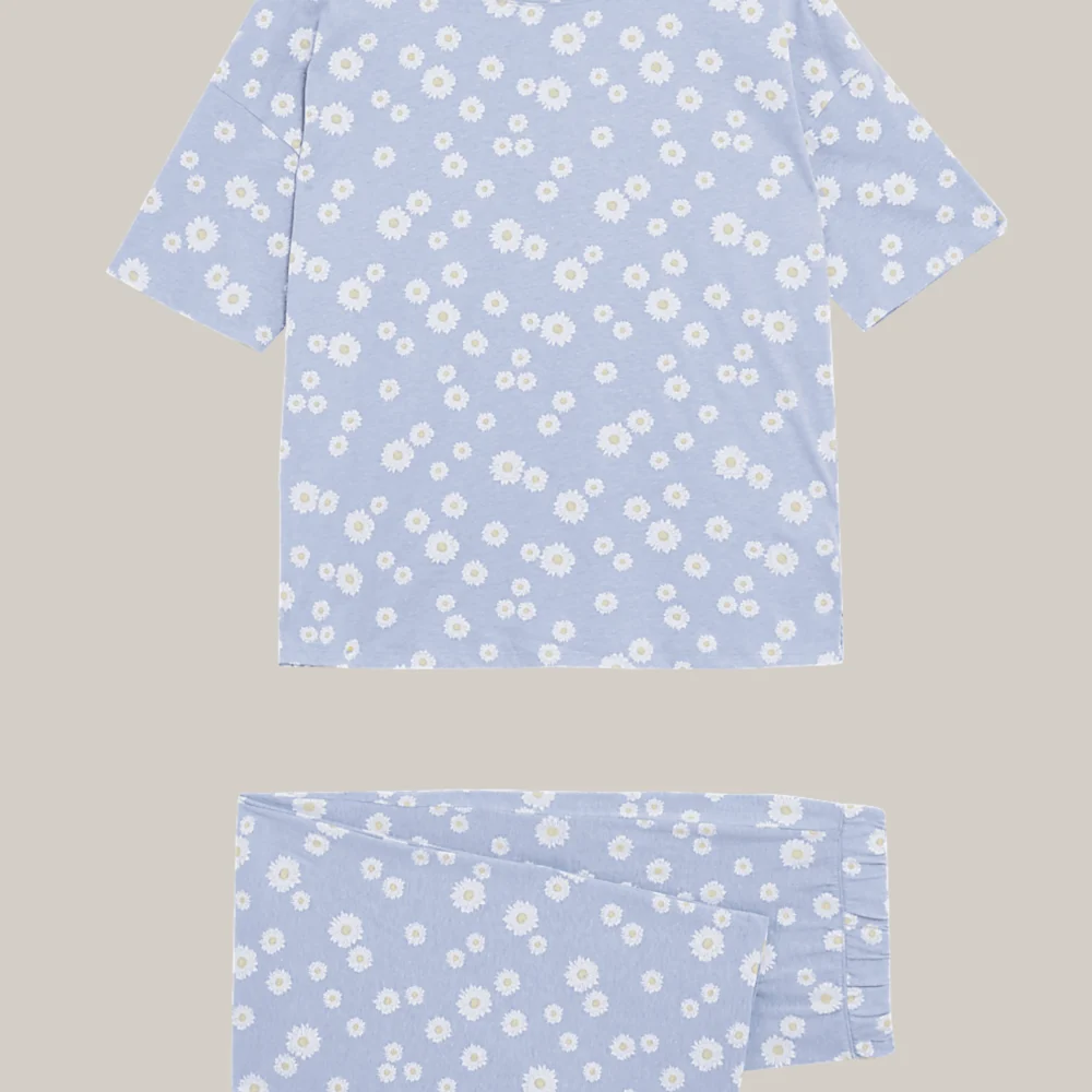 Blush Tones Cotton Pajama Set