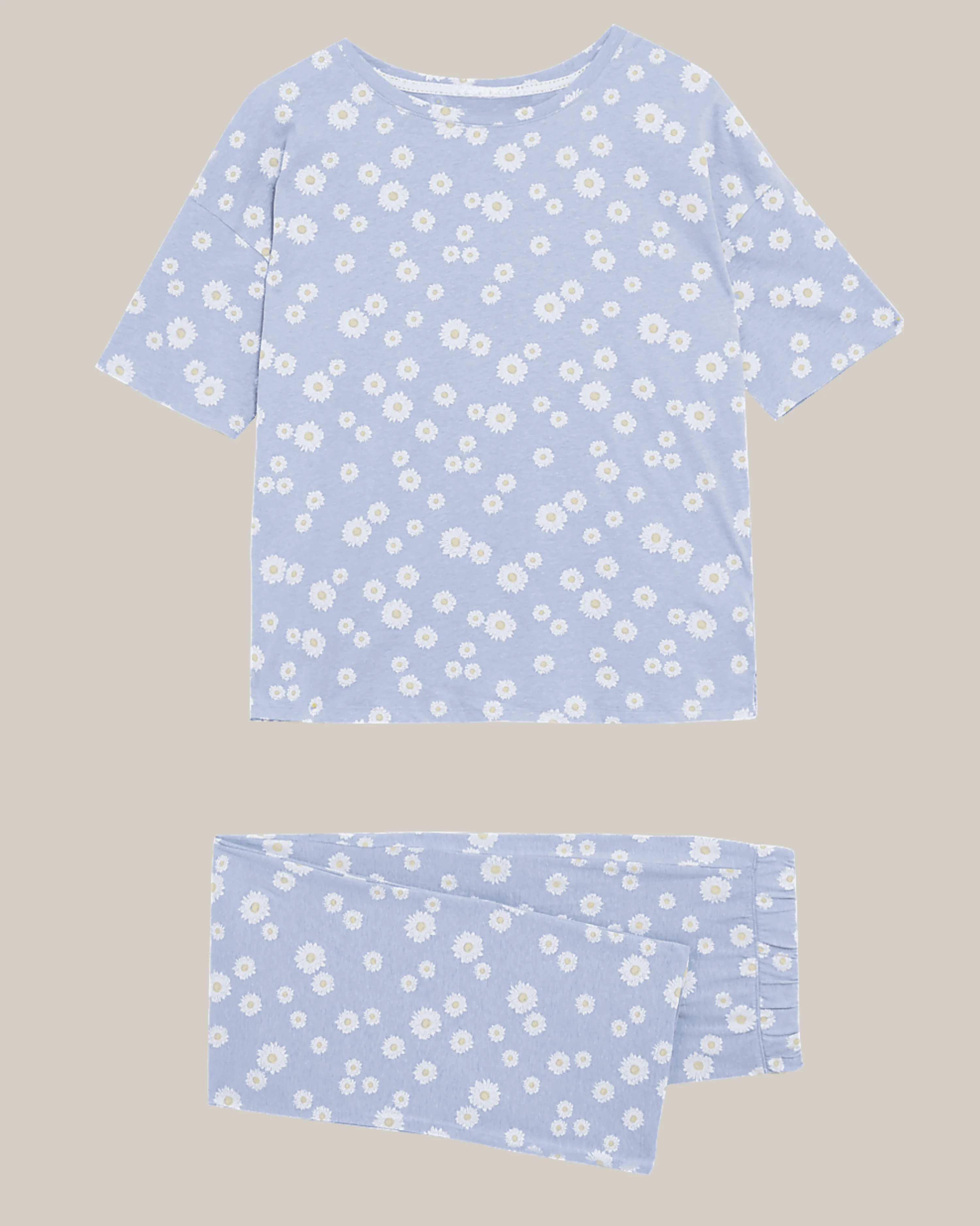 Blush Tones Cotton Pajama Set