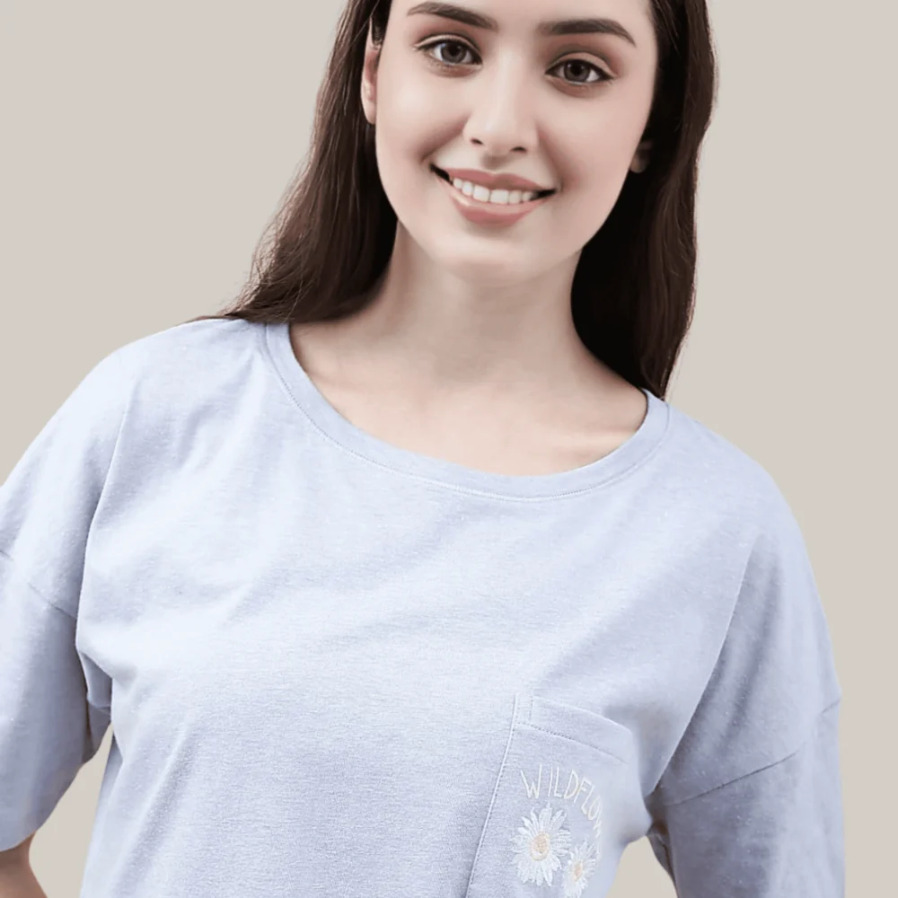 Dream Bloom Cropped Pyjama Set