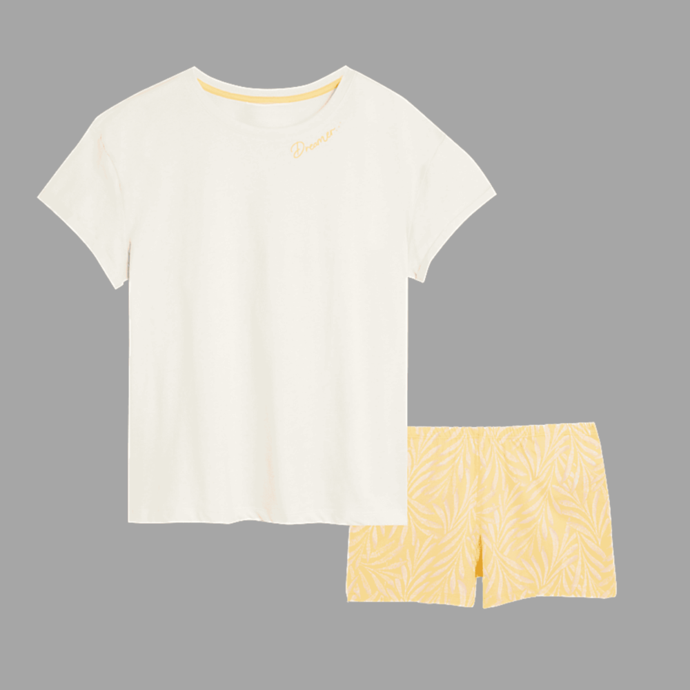 Dreamer Palm Print Cotton Pyjama Set