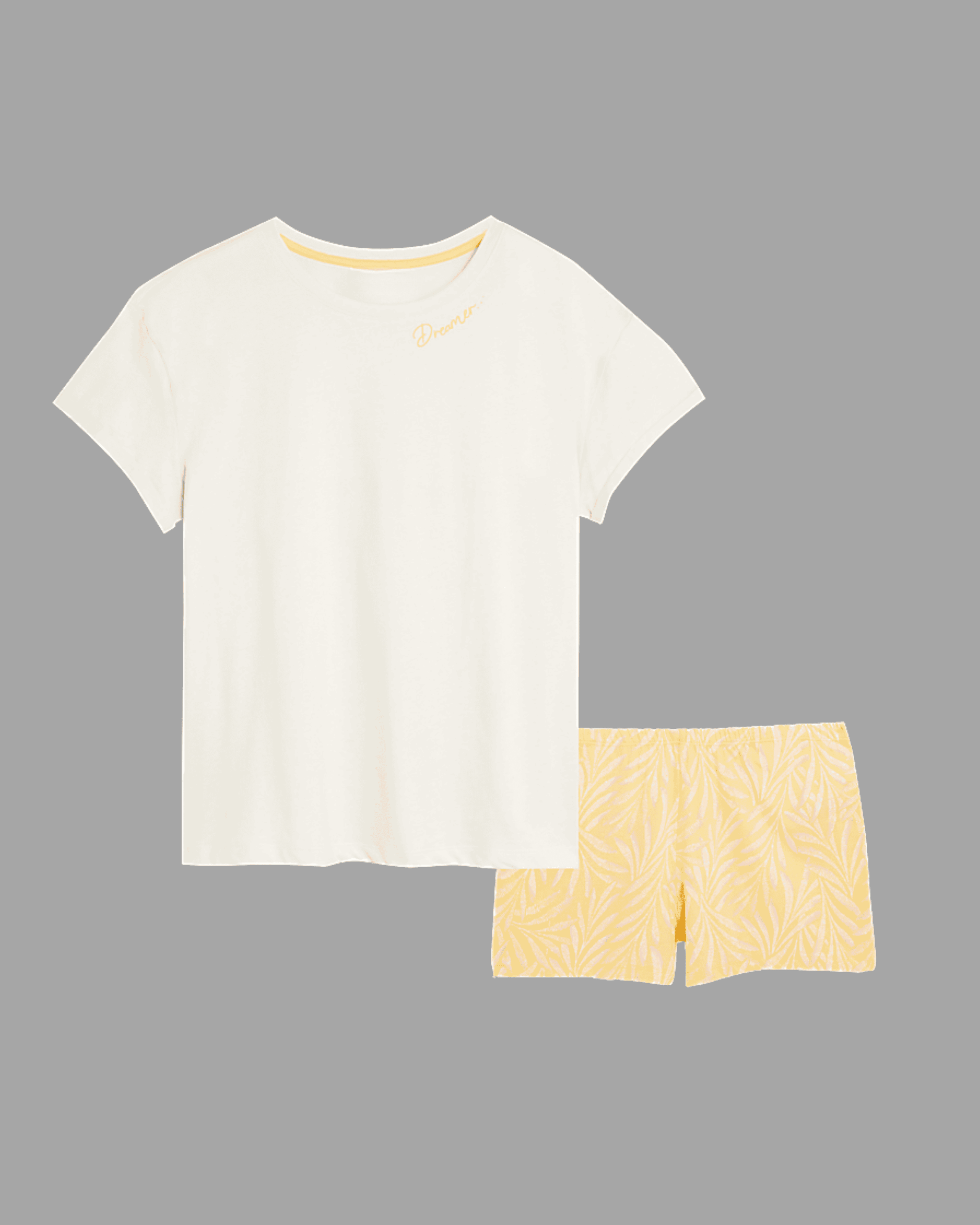 Dreamer Palm Print Cotton Pyjama Set