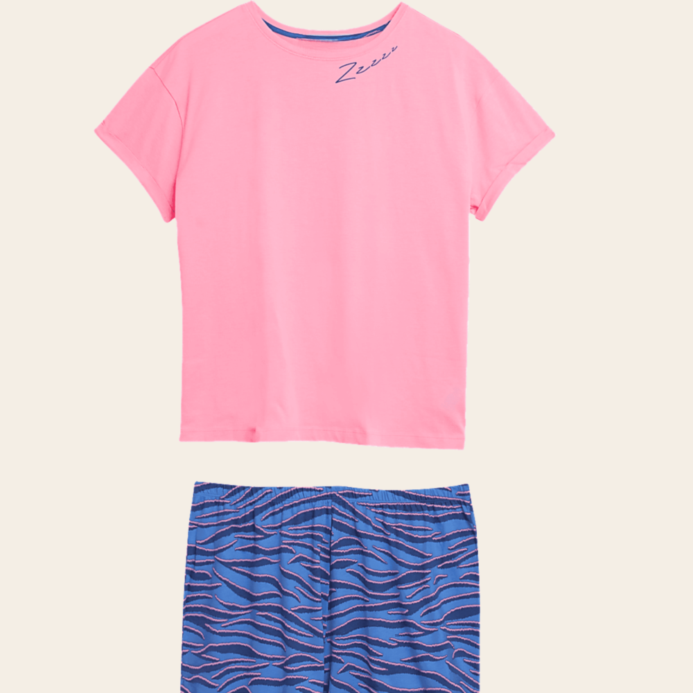 Zebra Zzz Cotton Pyjama Set