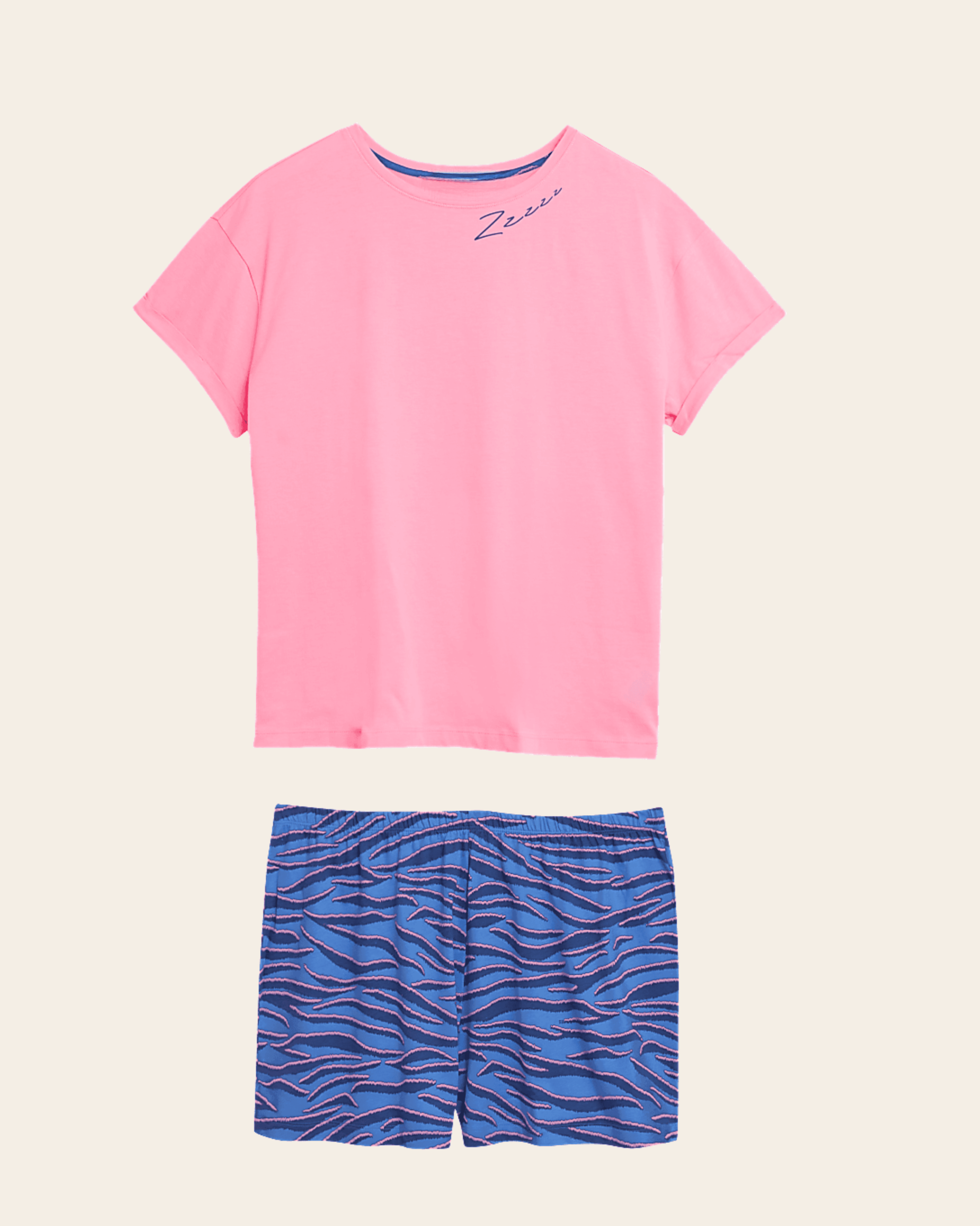 Zebra Zzz Cotton Pyjama Set