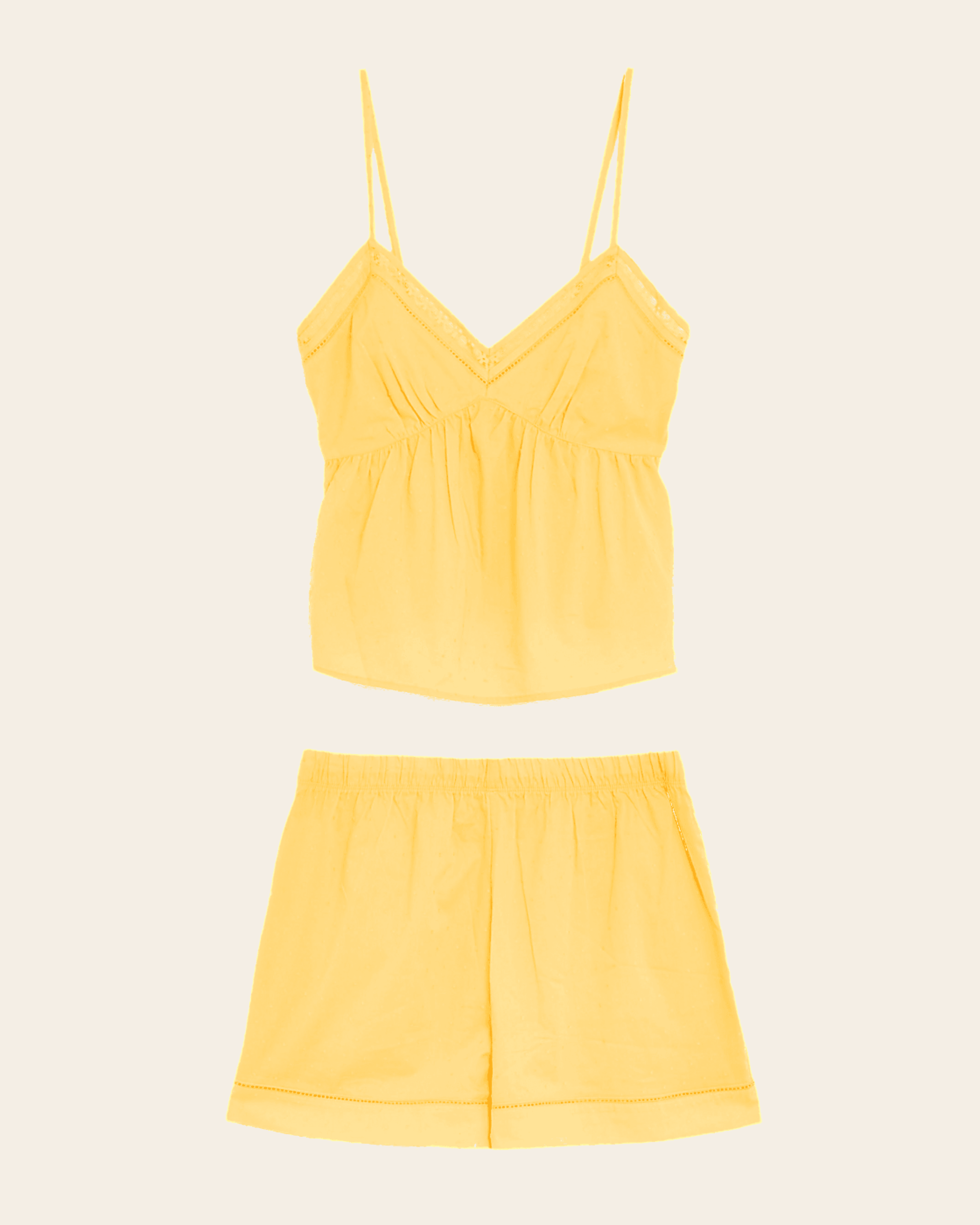 Textured Dobby Cotton Shortie Set