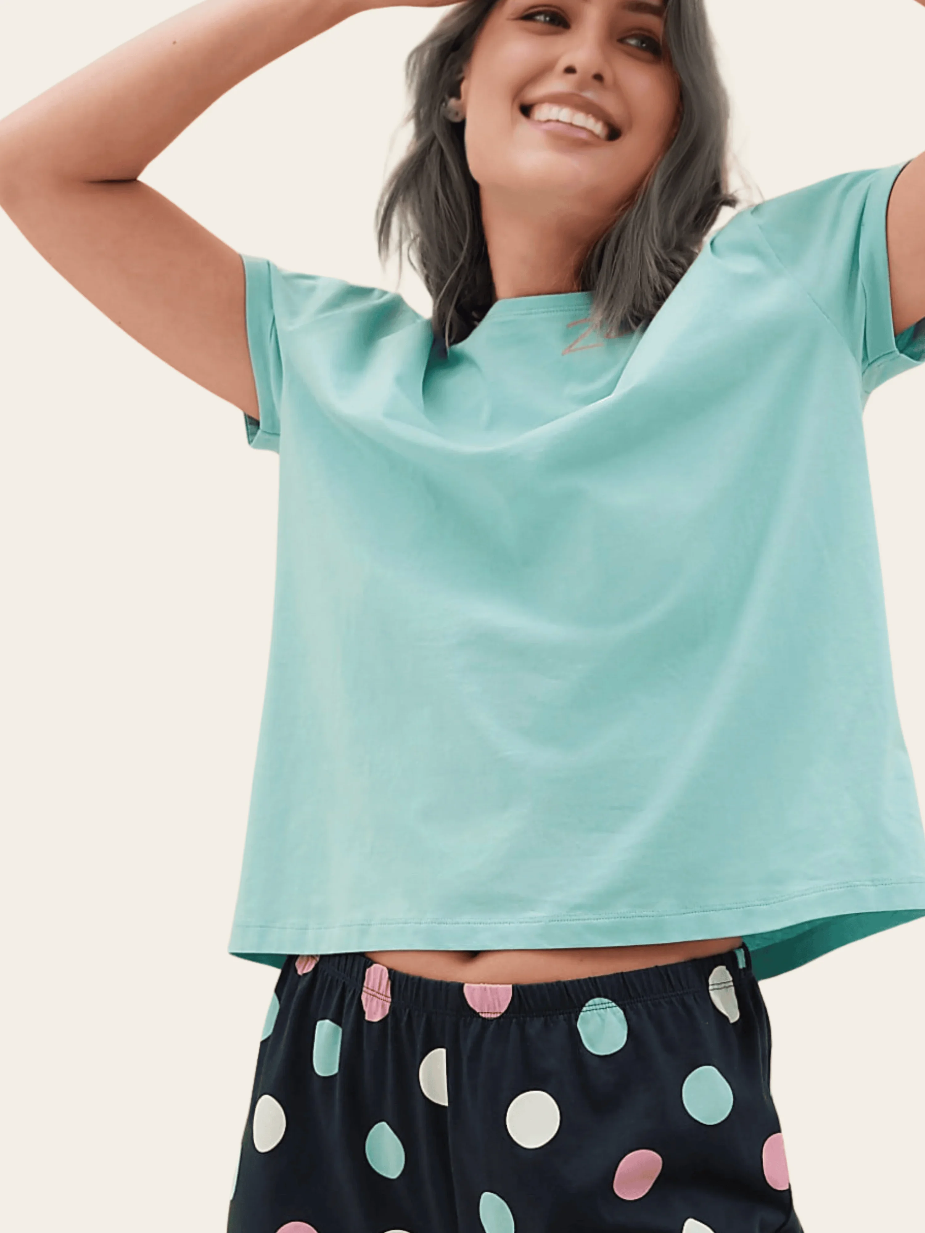 Polka Pop Cotton Pyjama Set
