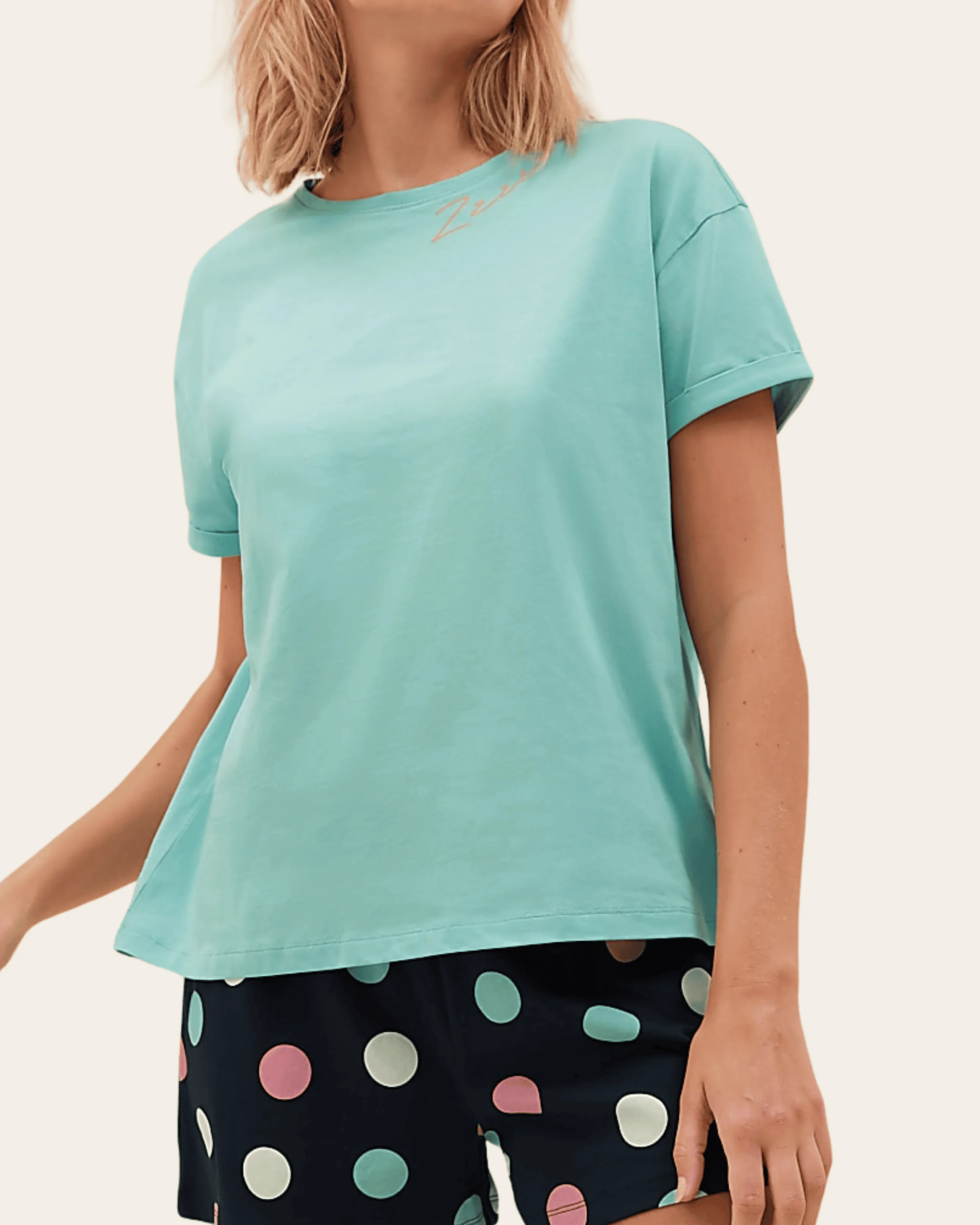 Polka Pop Cotton Pyjama Set
