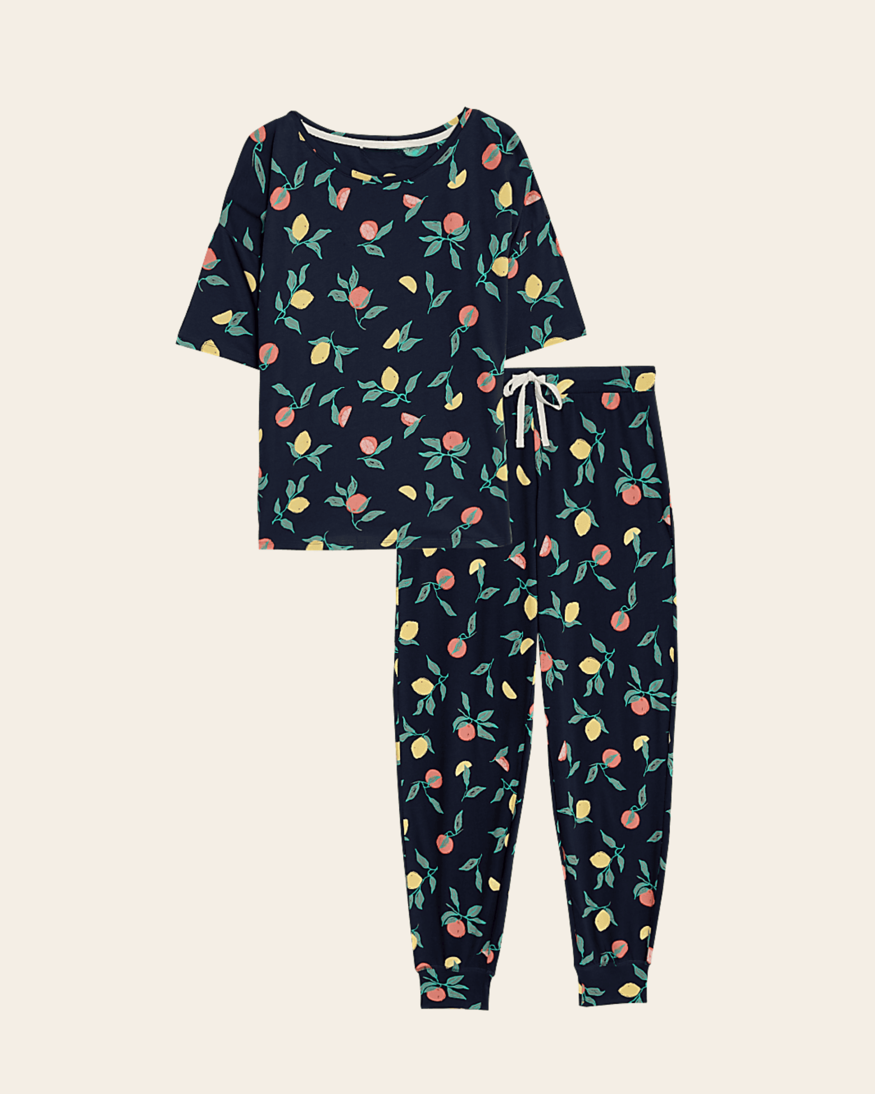 Navy Nights Pure Cotton Pyjama Set