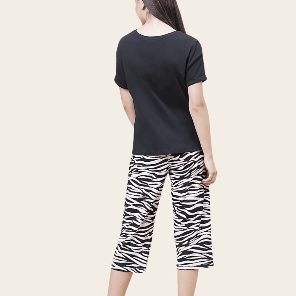 Cotton Cozy Cropped Pyjama Set