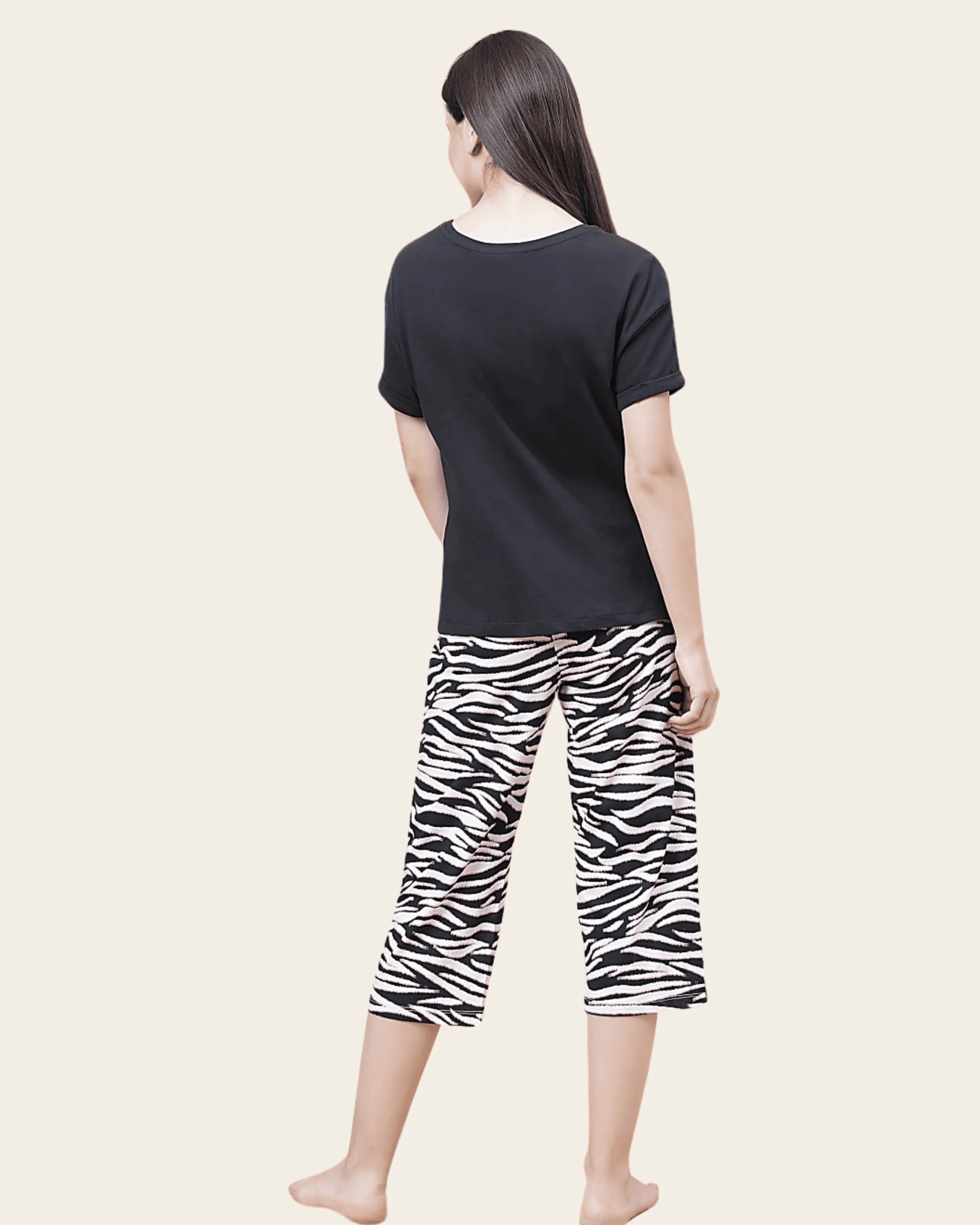 Cotton Cozy Cropped Pyjama Set