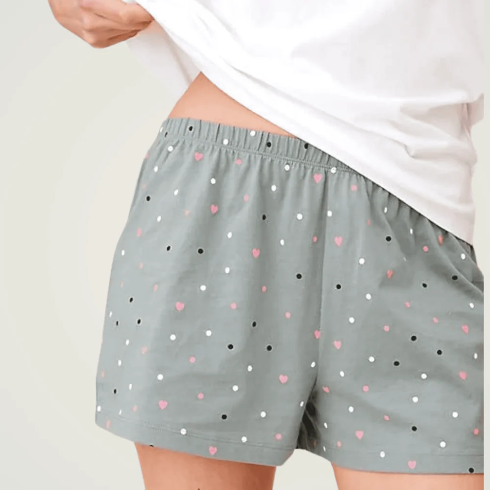 Lazy Days Spot Cotton Pyjama Set