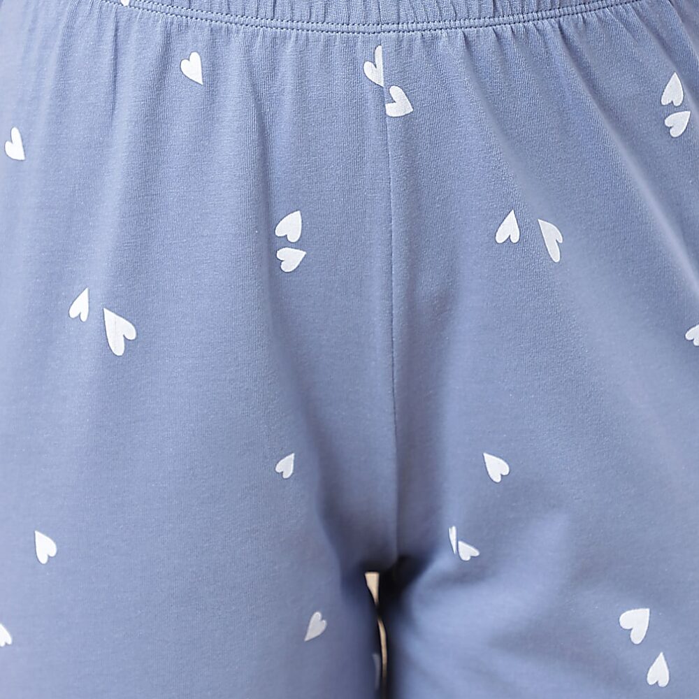 Blueberry Heart Cotton Pyjama Set