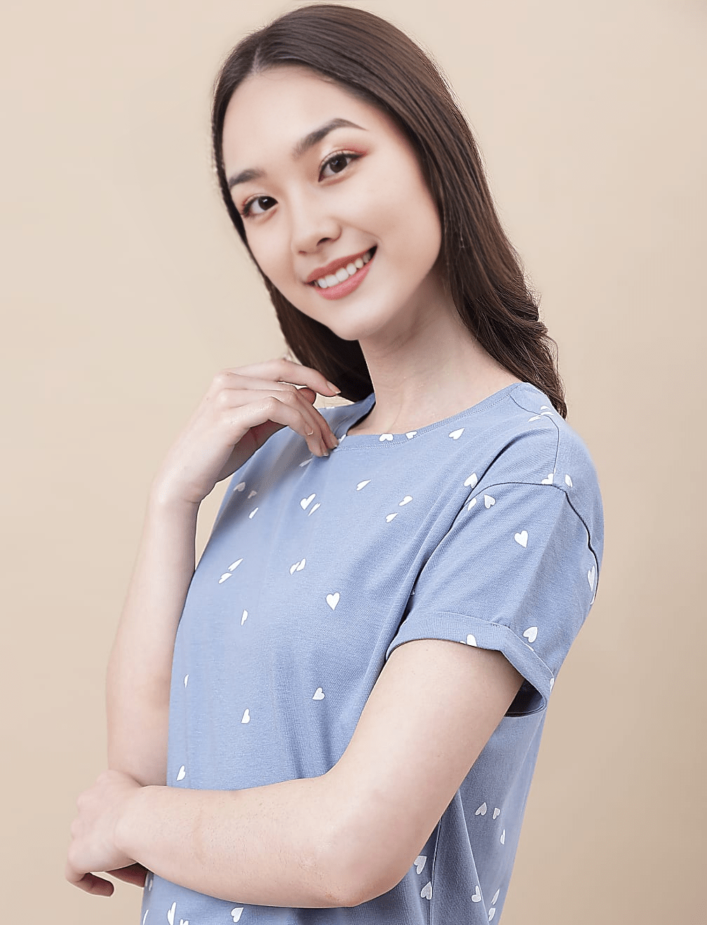 Blueberry Heart Cotton Pyjama Set