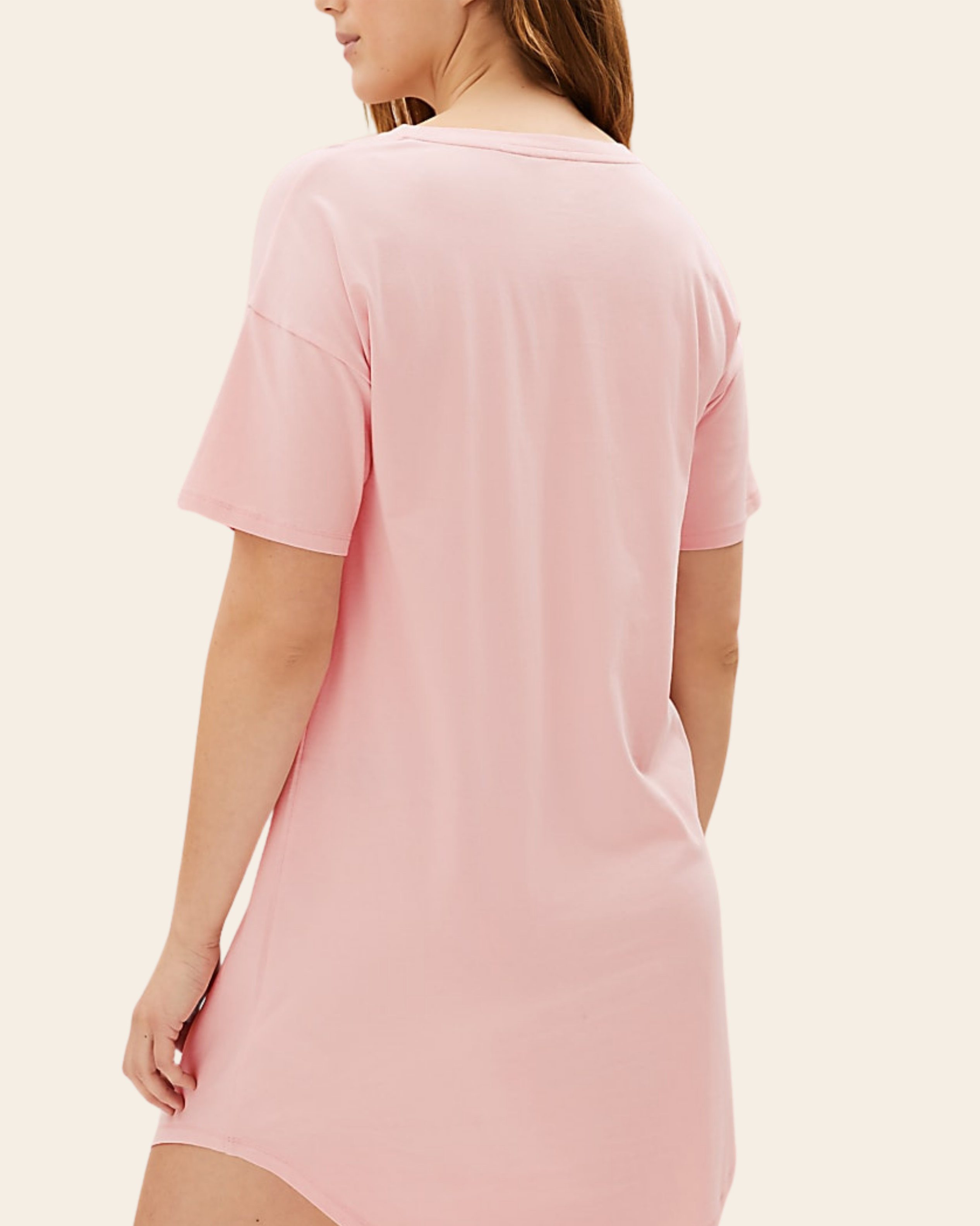 Blush Palm Graphic Sleep Tee