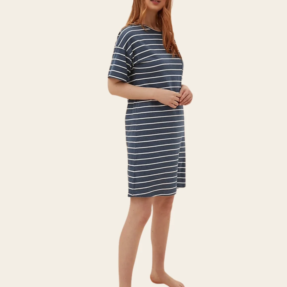 Navy Stripe Everyday Sleep Tee
