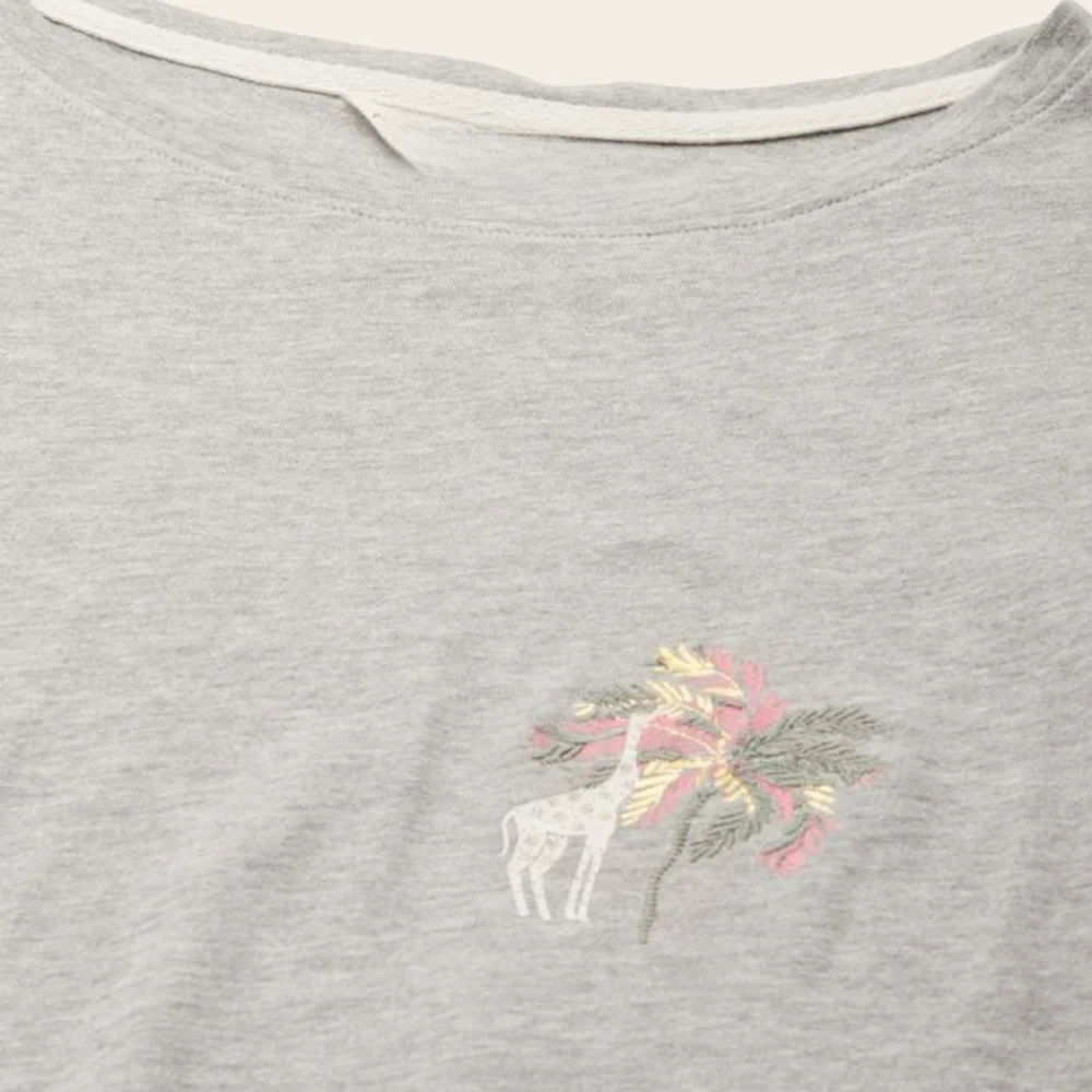Grey Lounge Longline Nightdress