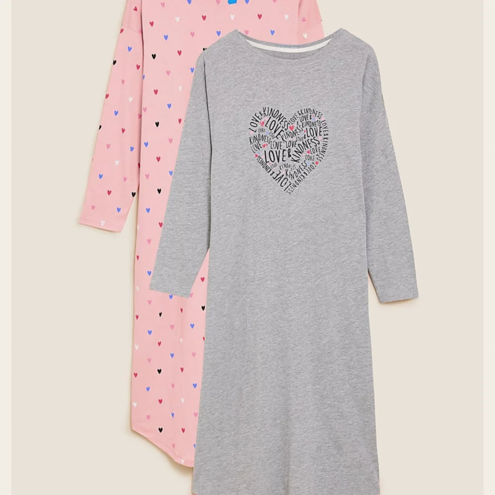 Sweetheart Cotton Midi Nightdress