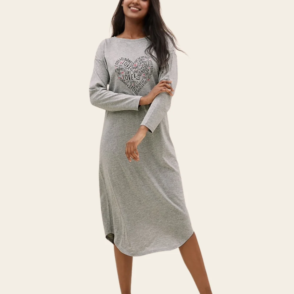 Love & Lounge Cotton Midi Nightdress