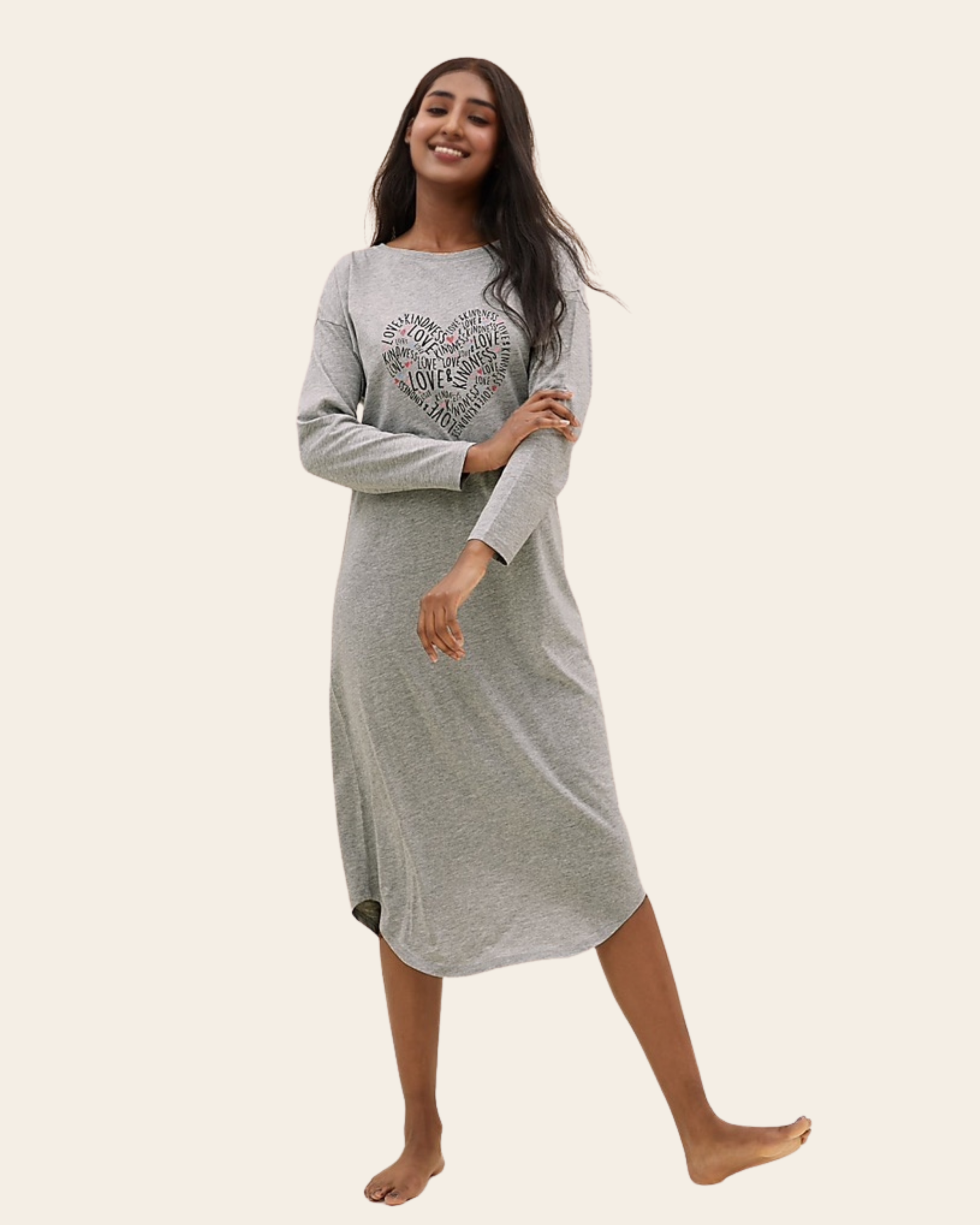 Love & Lounge Cotton Midi Nightdress