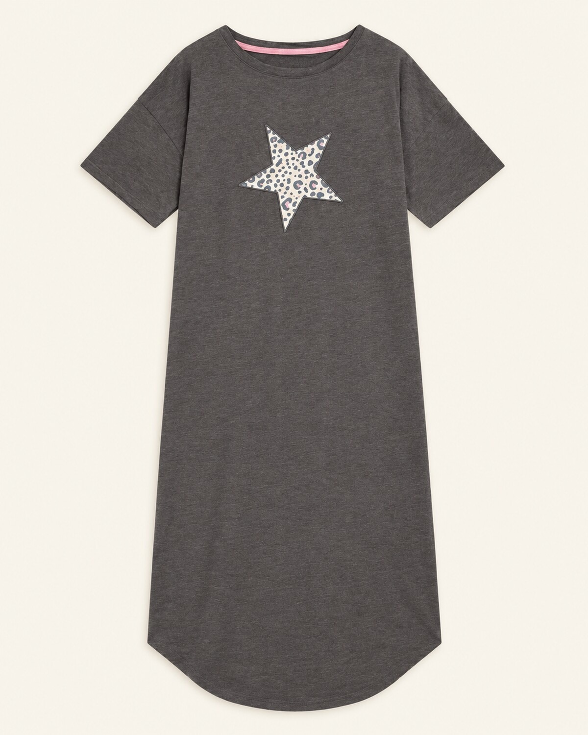 IMG_7101 Charcoal Star Patch Nightdress