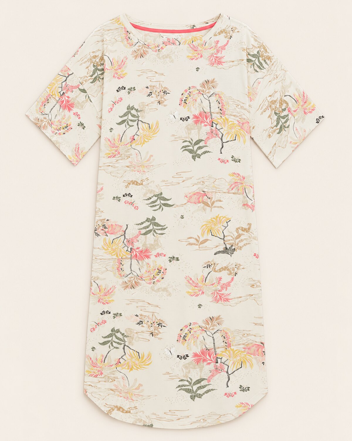 IMG_7105 Tropical Bloom Cotton Nightdress- 1 Piece Only