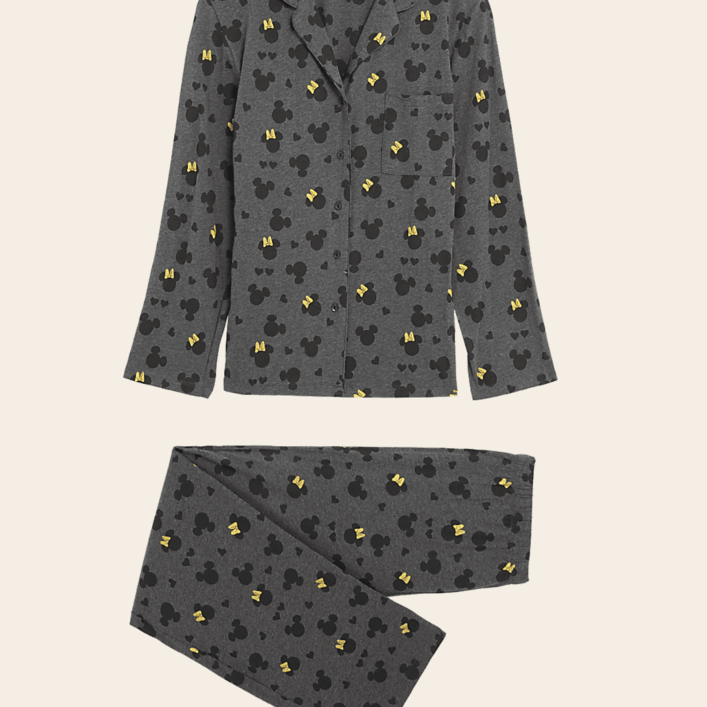 Charcoal Print Pyjama Set