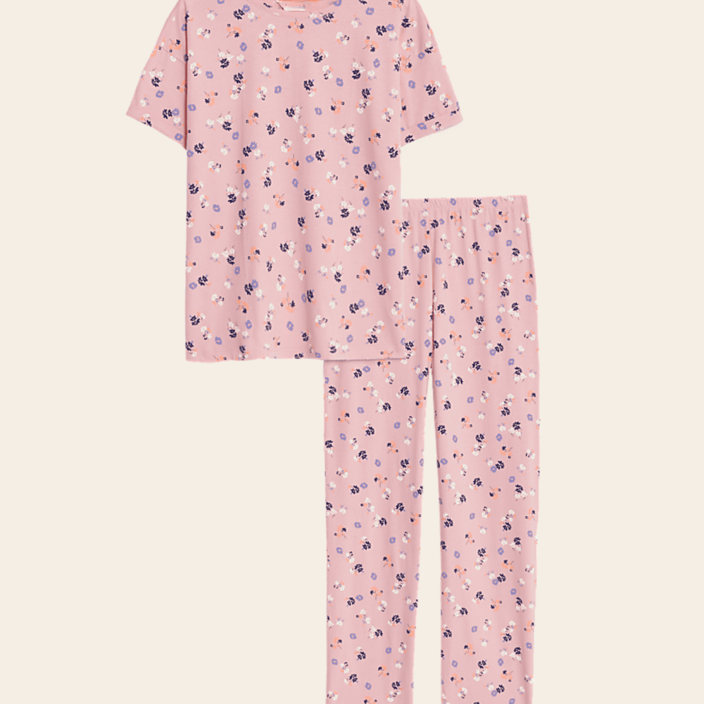 Blush Floral Pyjama Set
