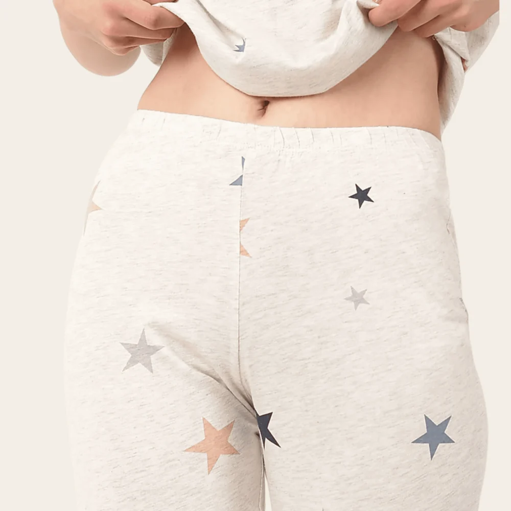 Star Print Pyjama Set