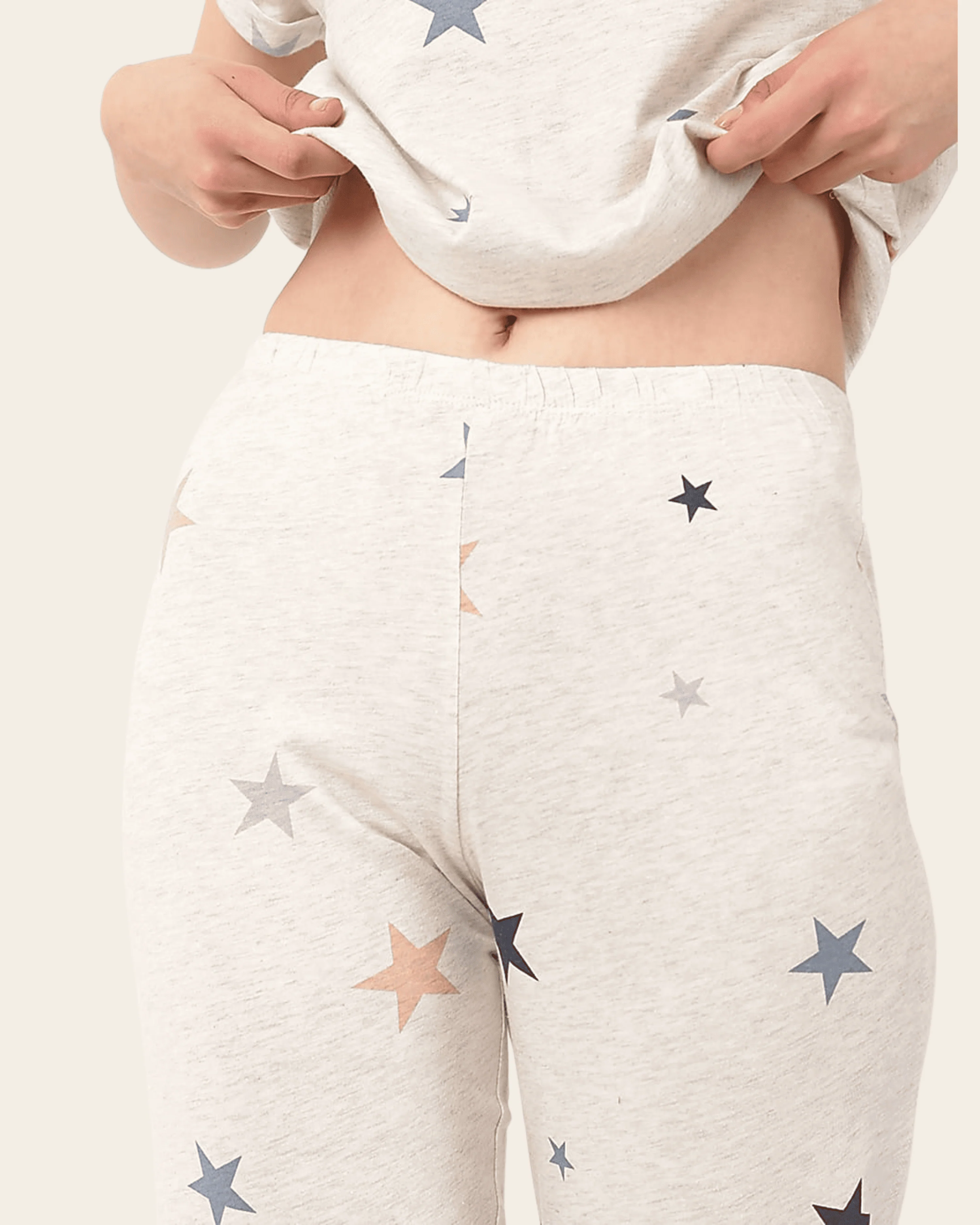 Star Print Pyjama Set