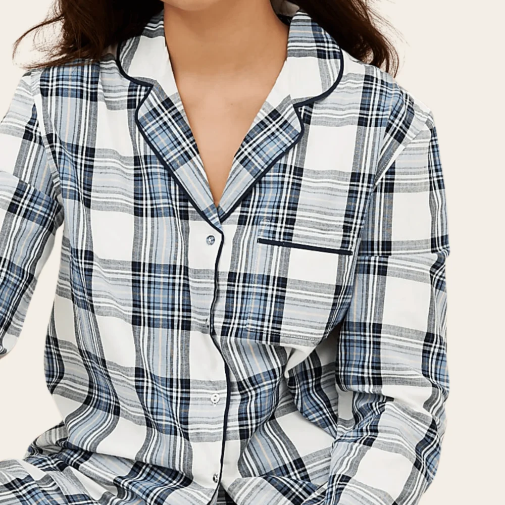 Skyline Check Pyjama Set