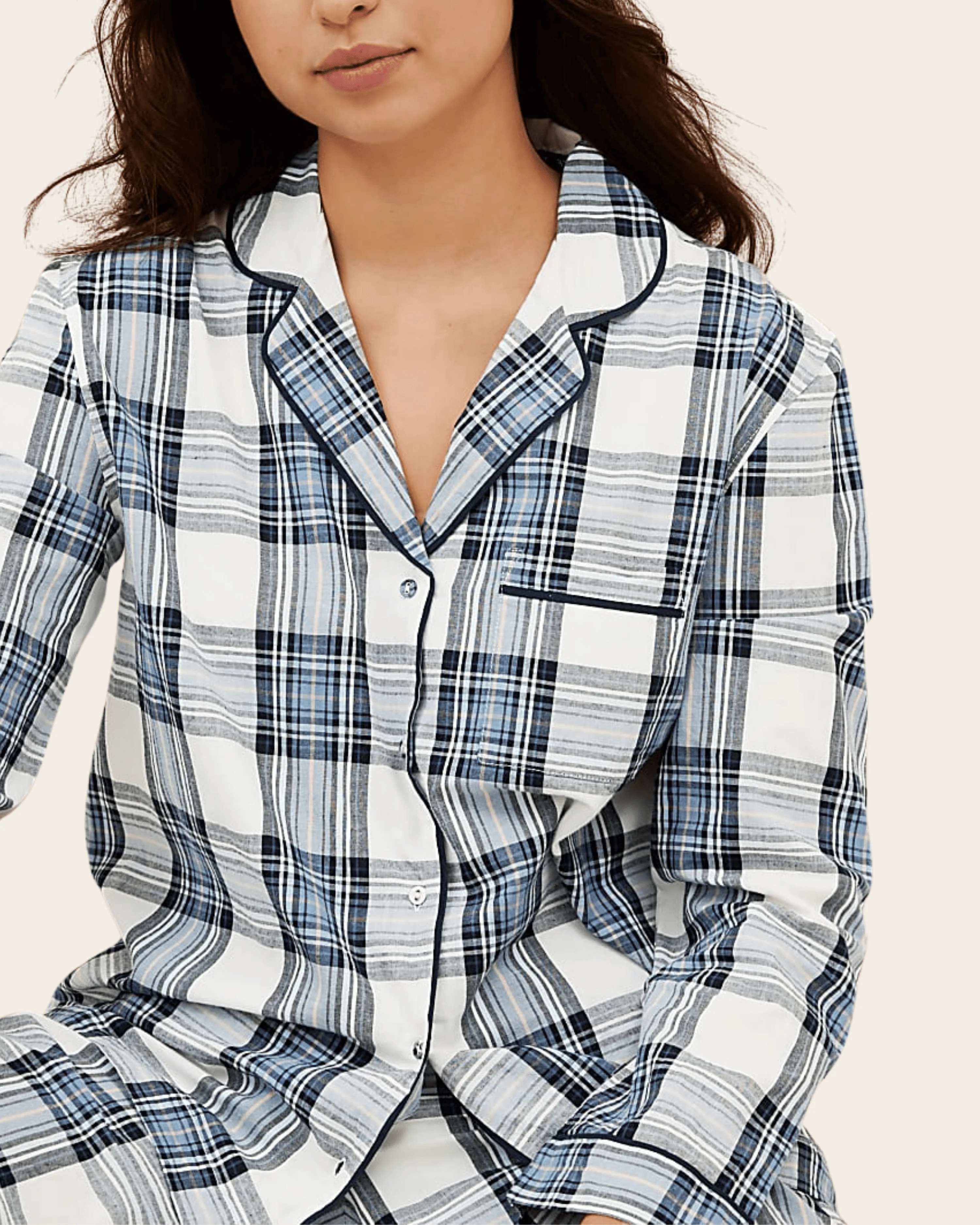 Skyline Check Pyjama Set