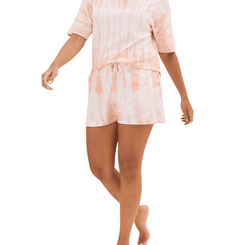 Peachy Tie-Dye Lounge Set