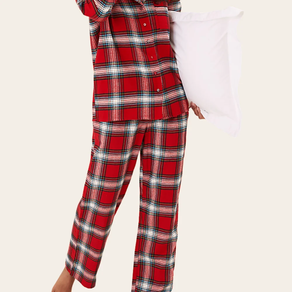 Scarlet Checks Pajama Set