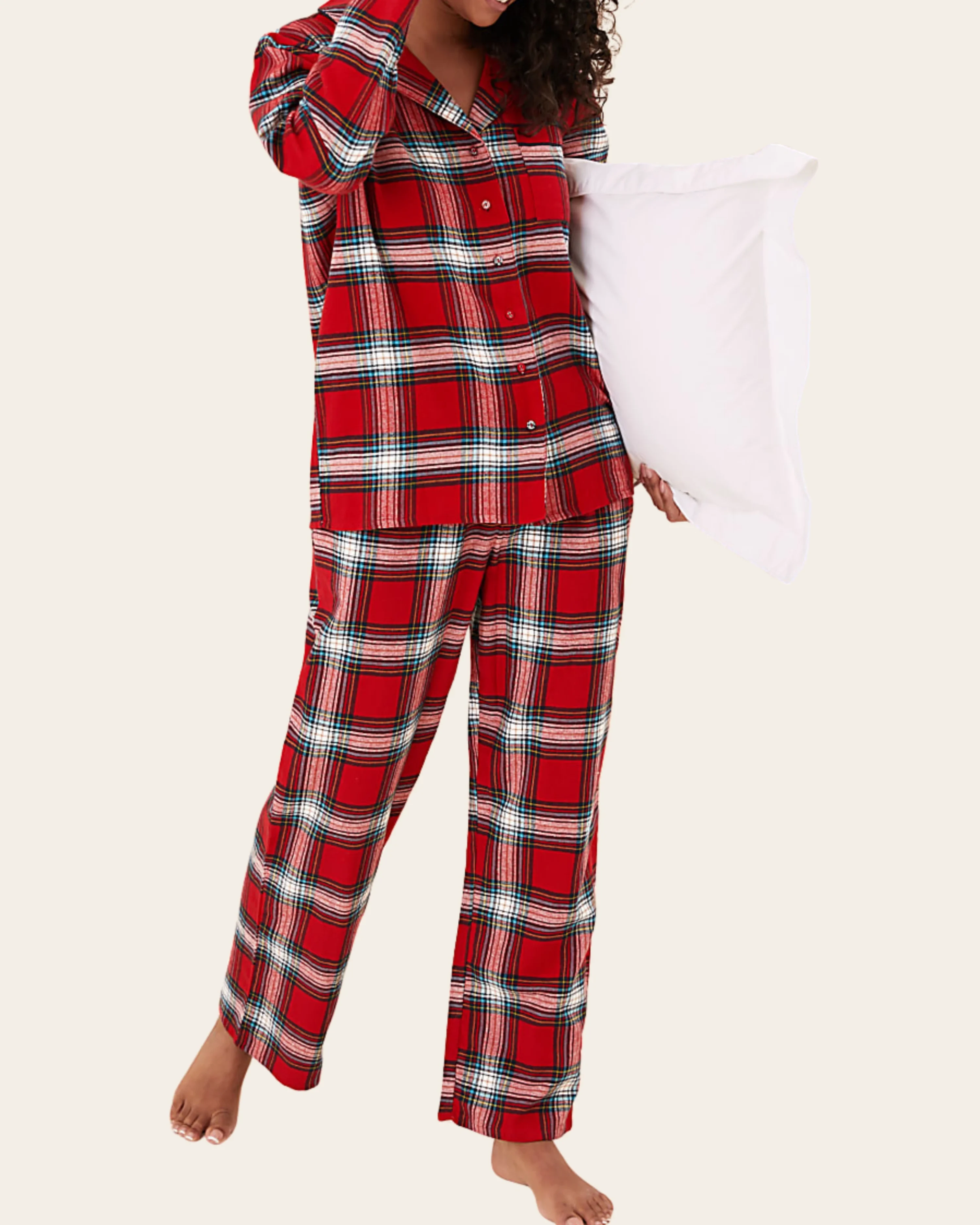 Scarlet Checks Pajama Set