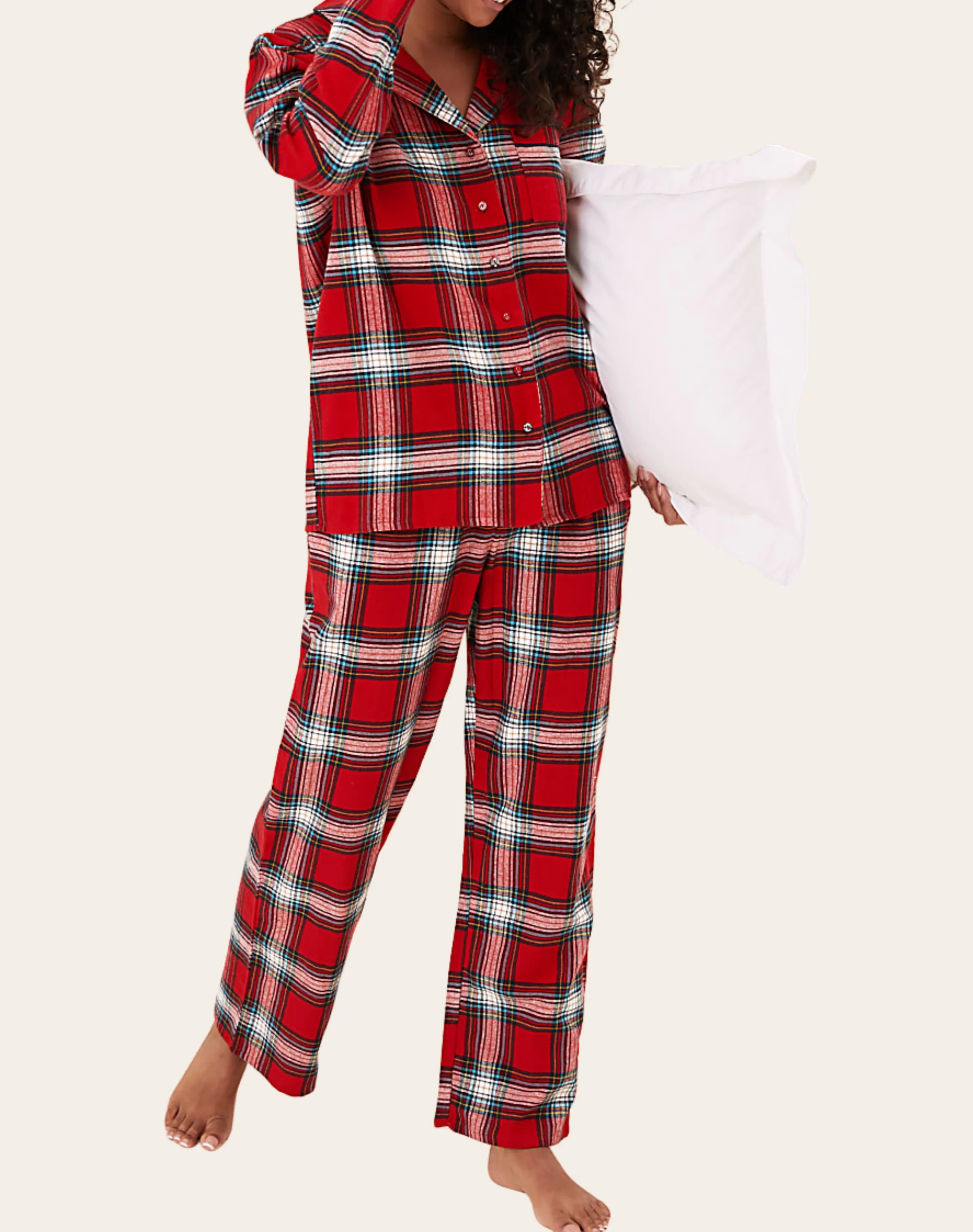 Scarlet Checks Pajama Set