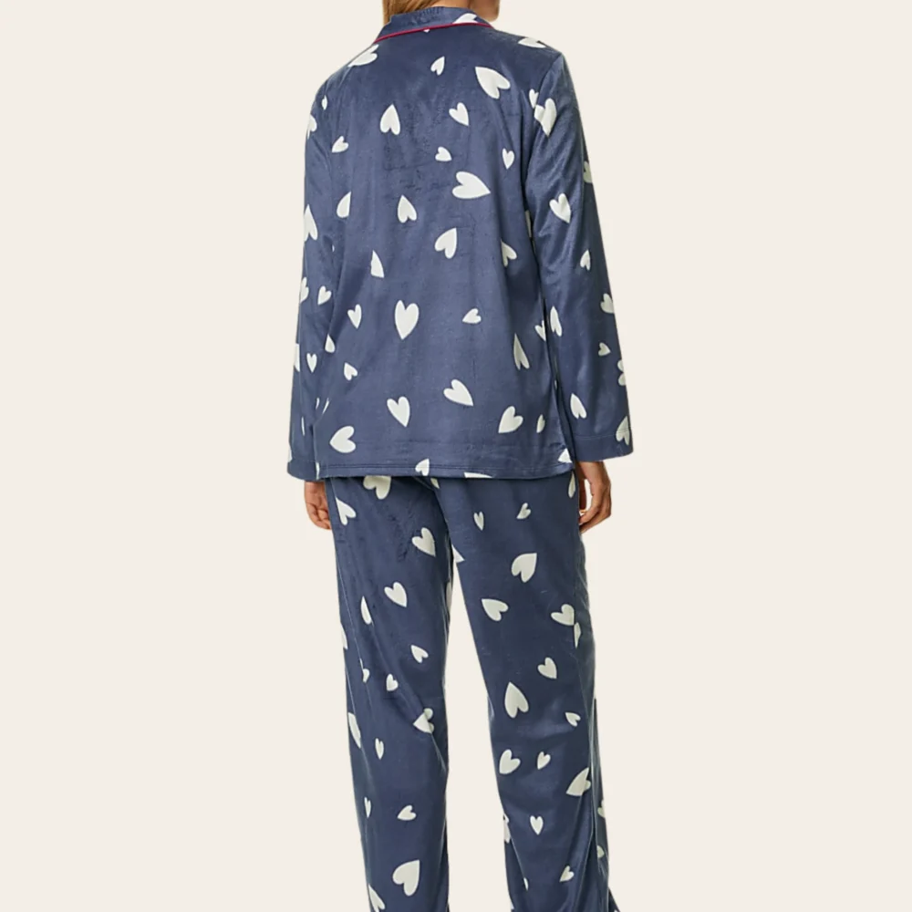 Twilight Heart Print Pajama Set