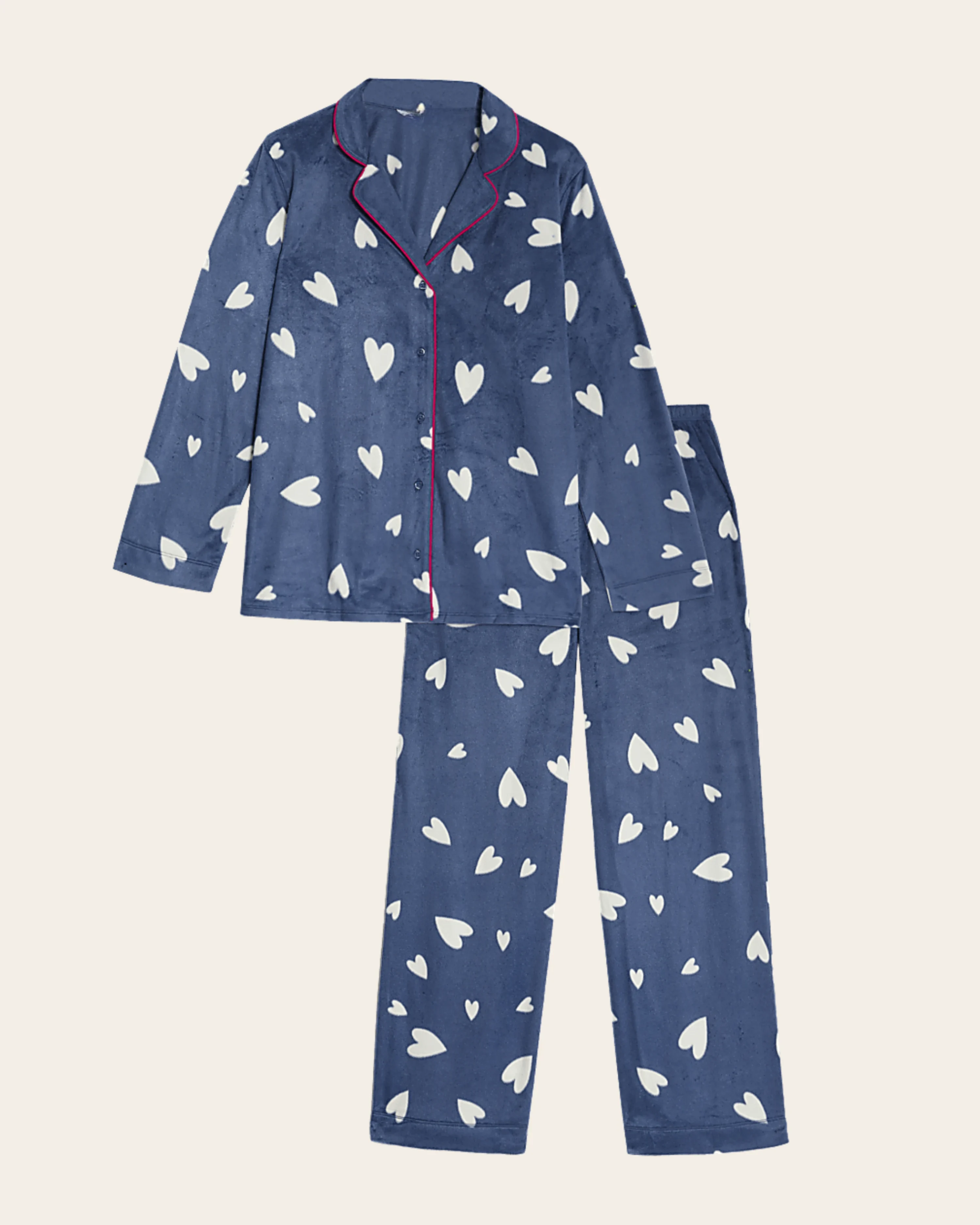 Twilight Heart Print Pajama Set