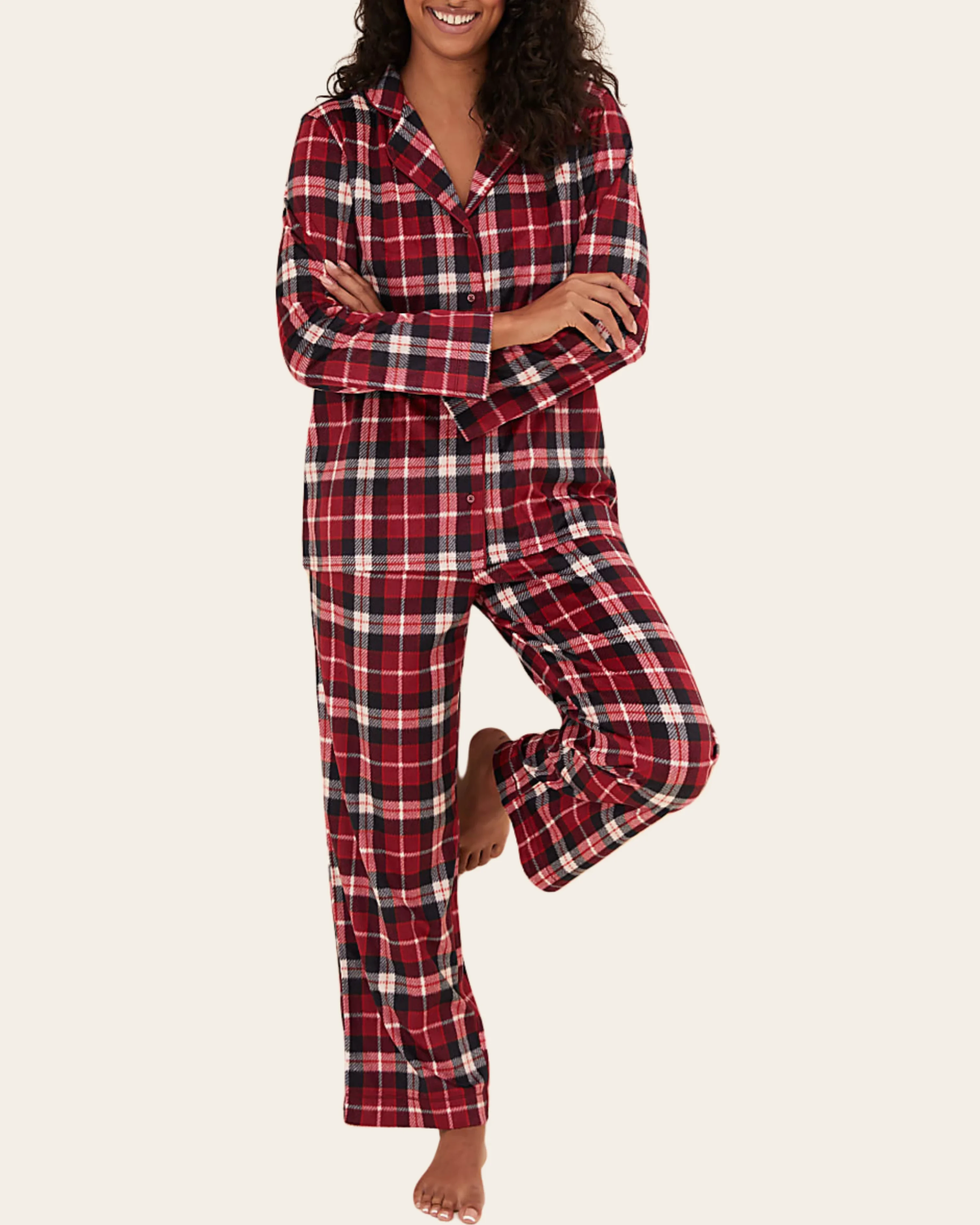 Winterberry Checks Fleece Set
