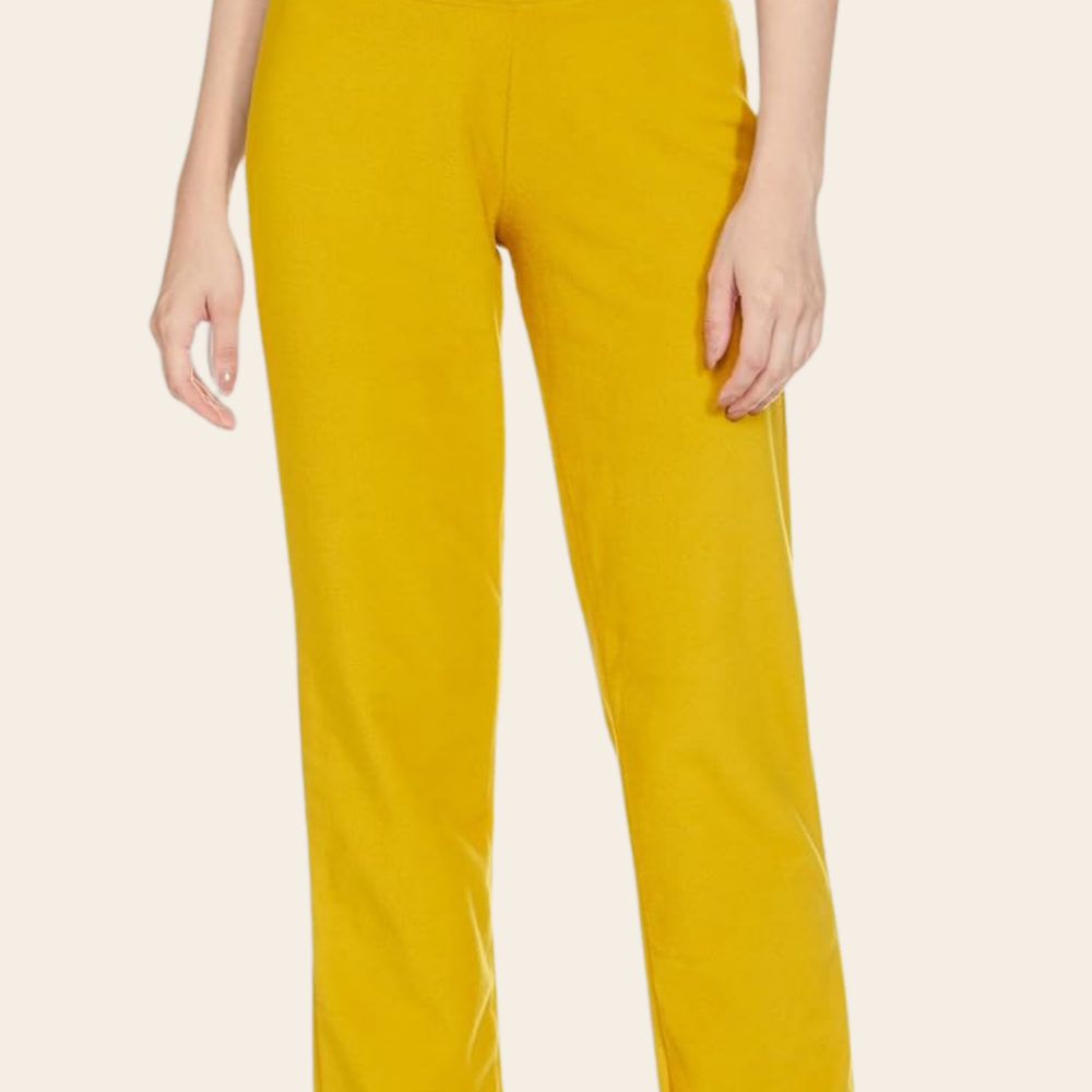 Yellow Fleece Lounge Bottoms