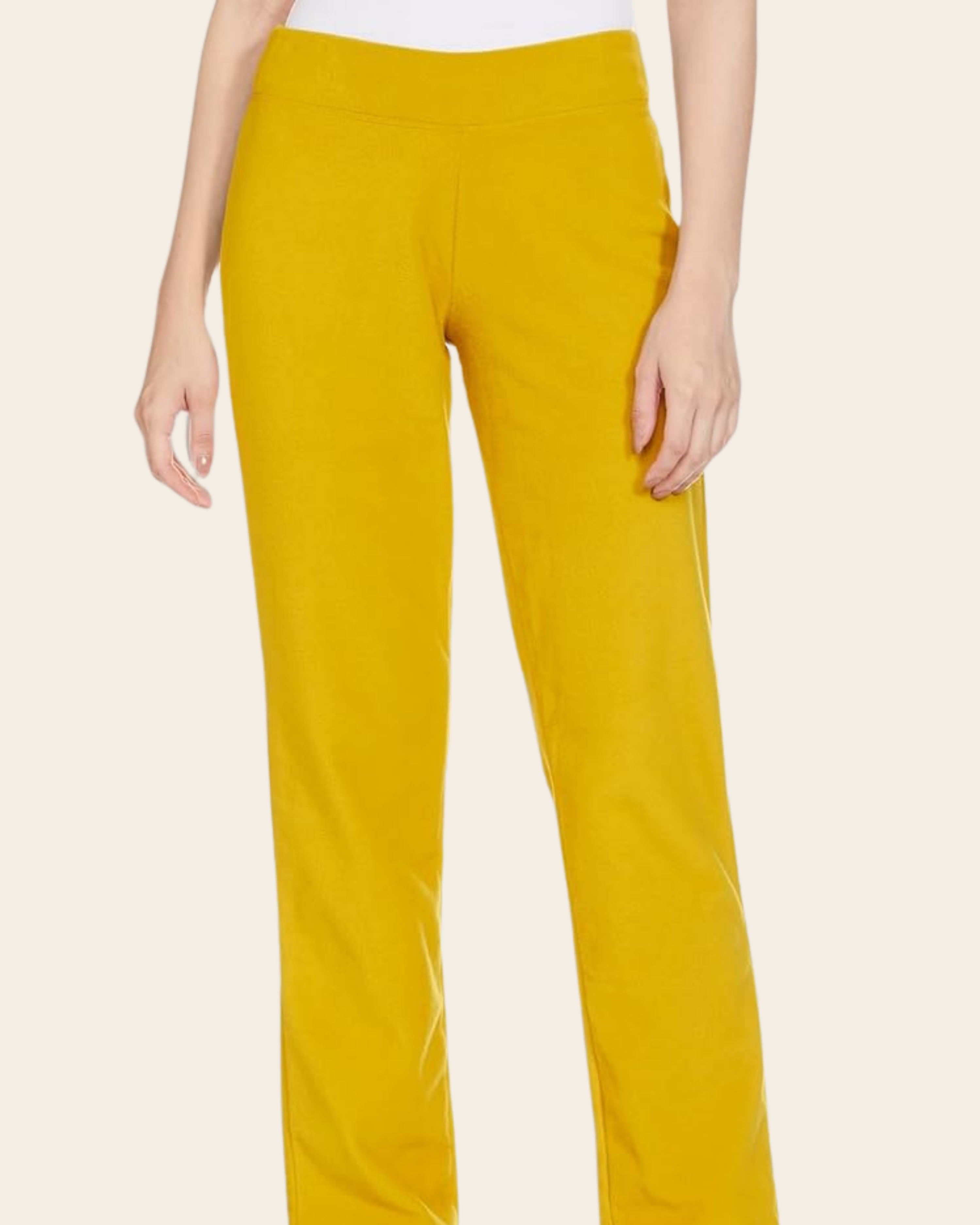 10a Yellow Fleece Lounge Bottoms