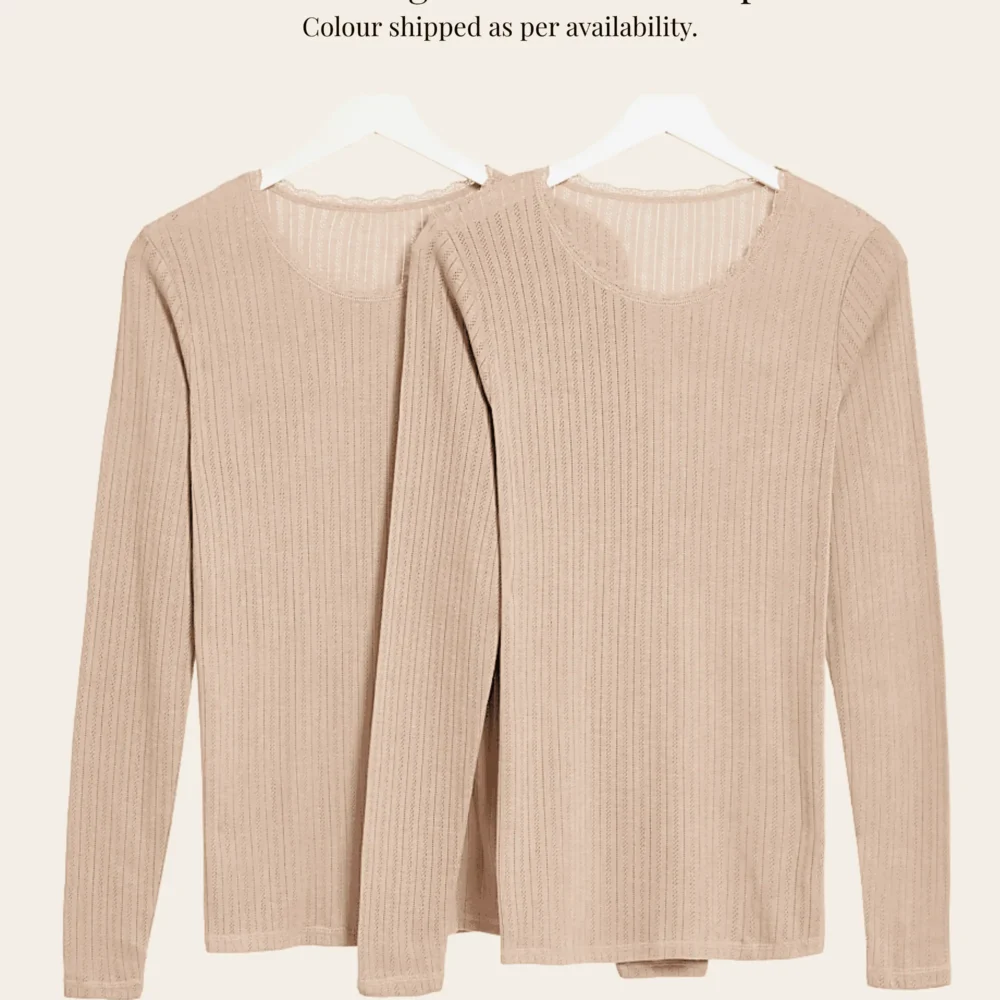 Ribbed Full Sleeve Thermals – Pack of 2