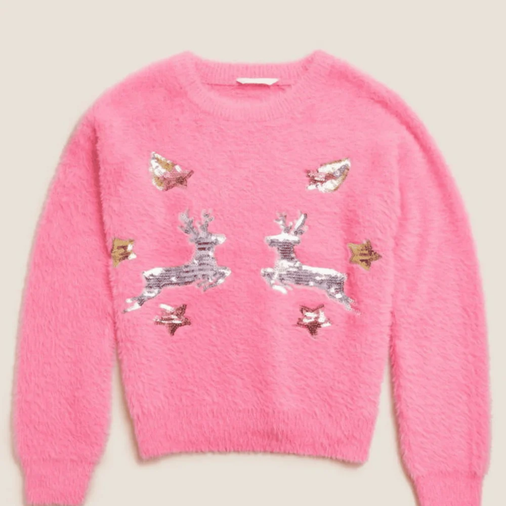 🦌 Starry Reindeer Fluffy Jumper
