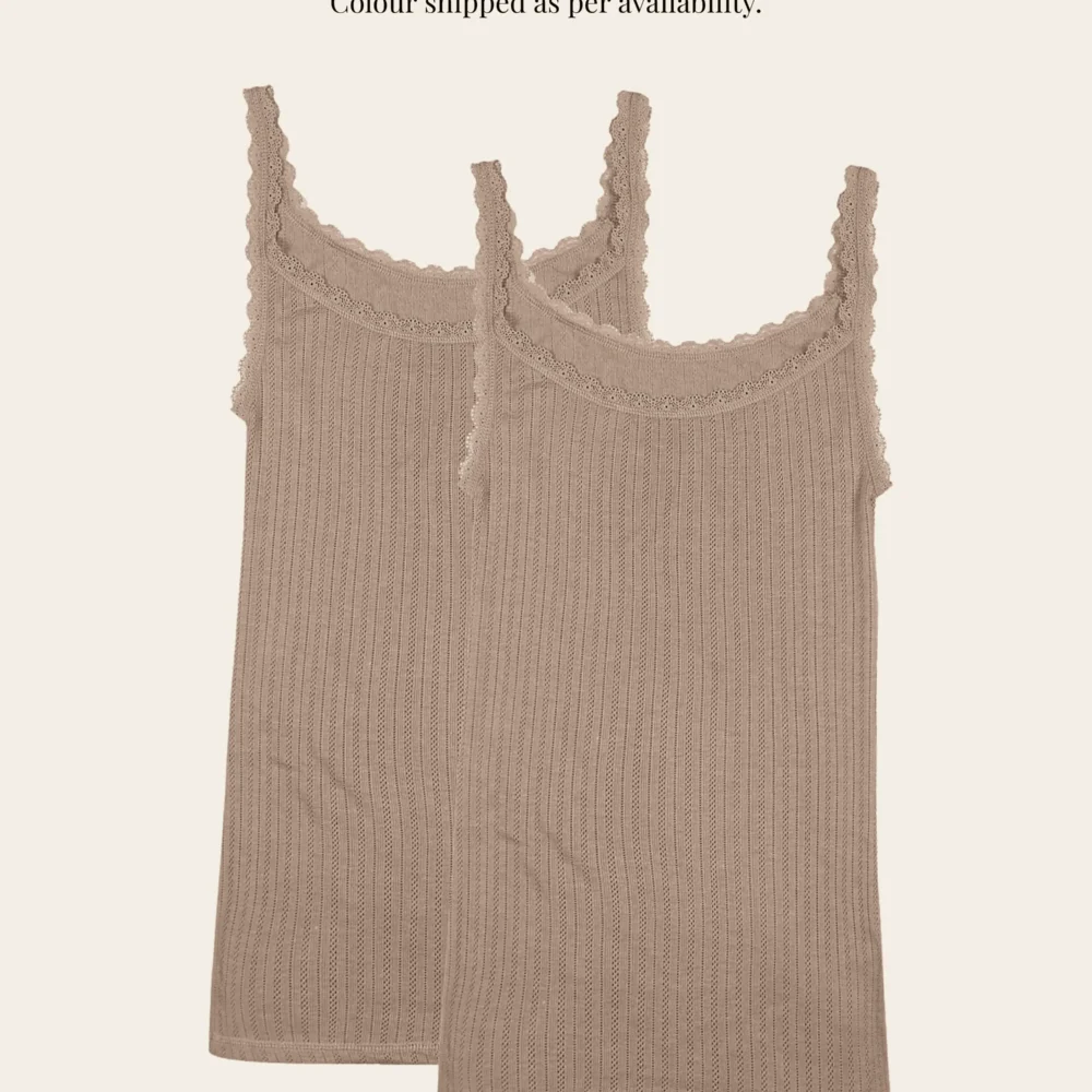 3b Ribbed Sleeveless Thermal – Pack of 2