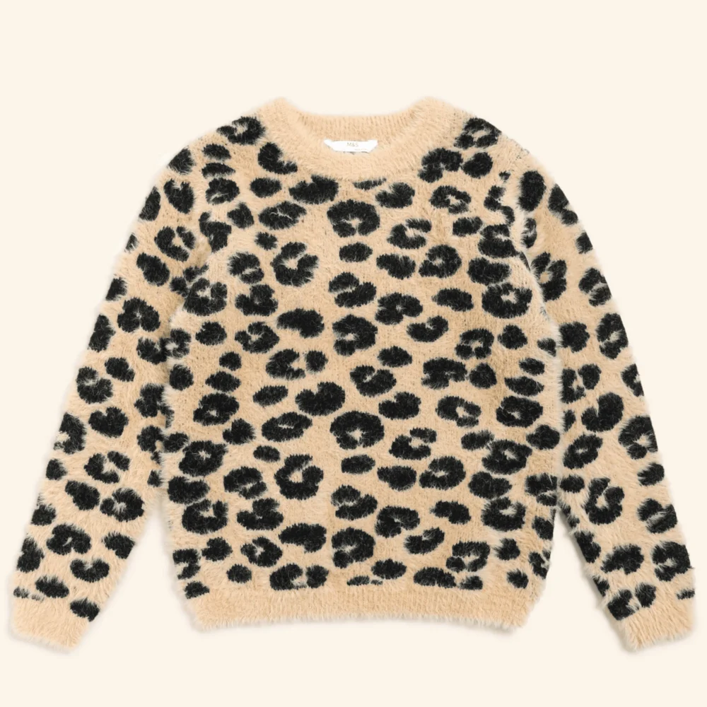 🐆 Wild Touch Fluffy Jumper