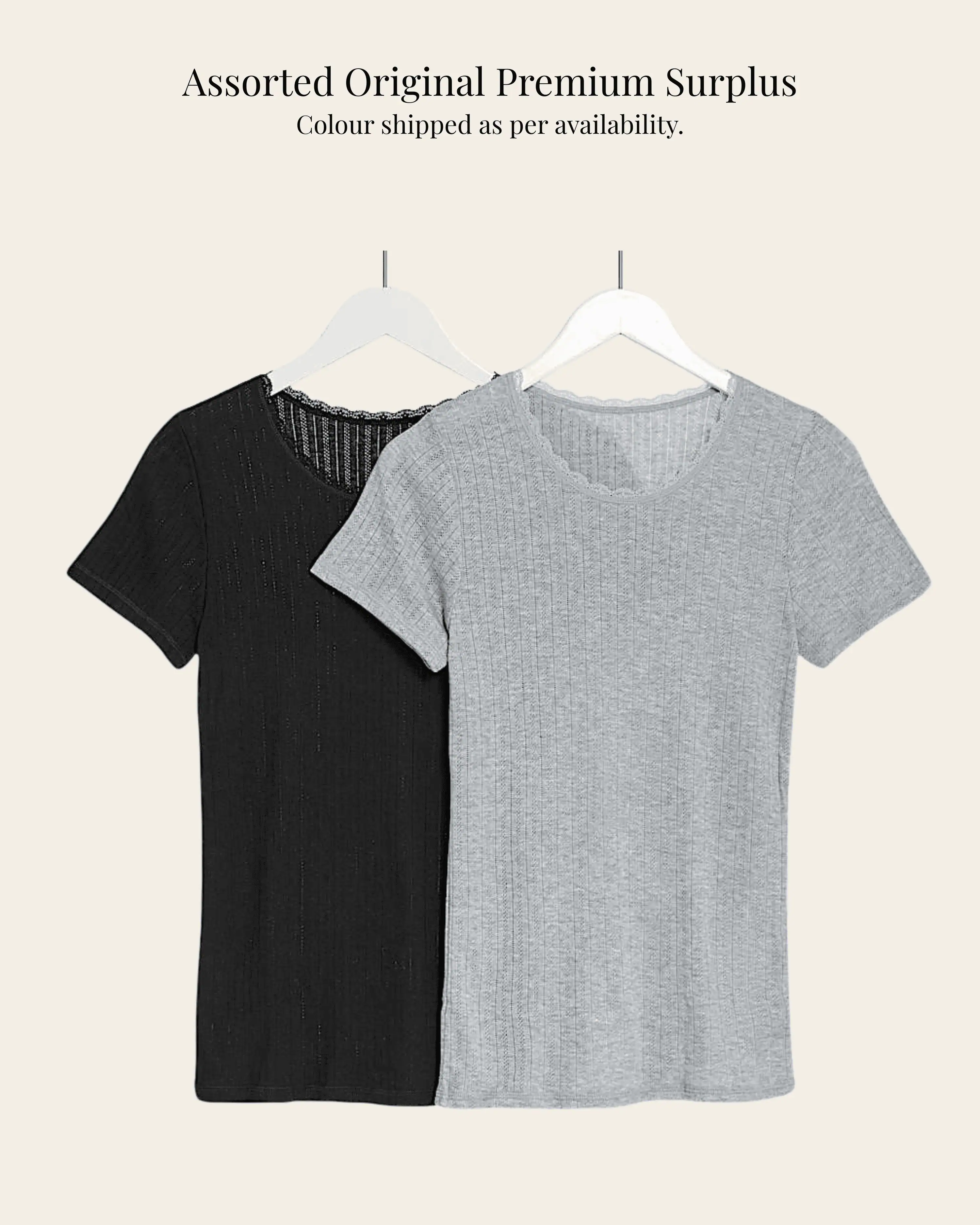 Ribbed Half Sleeves Thermal – Pack of 2